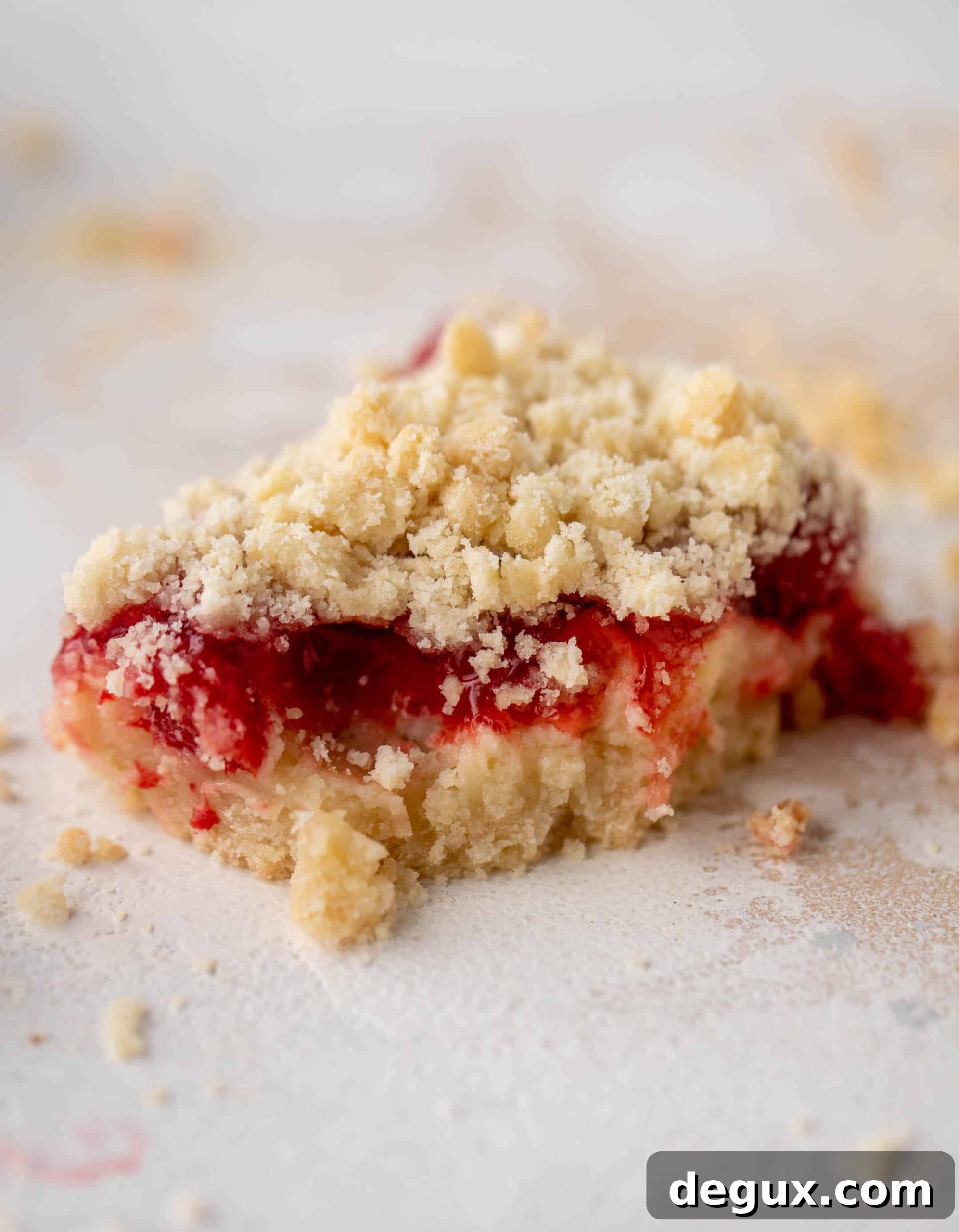Cherry Cheesecake Cobbler Bars Recipe with Cherry Filling 2 cherry cheesecake cobbler bars