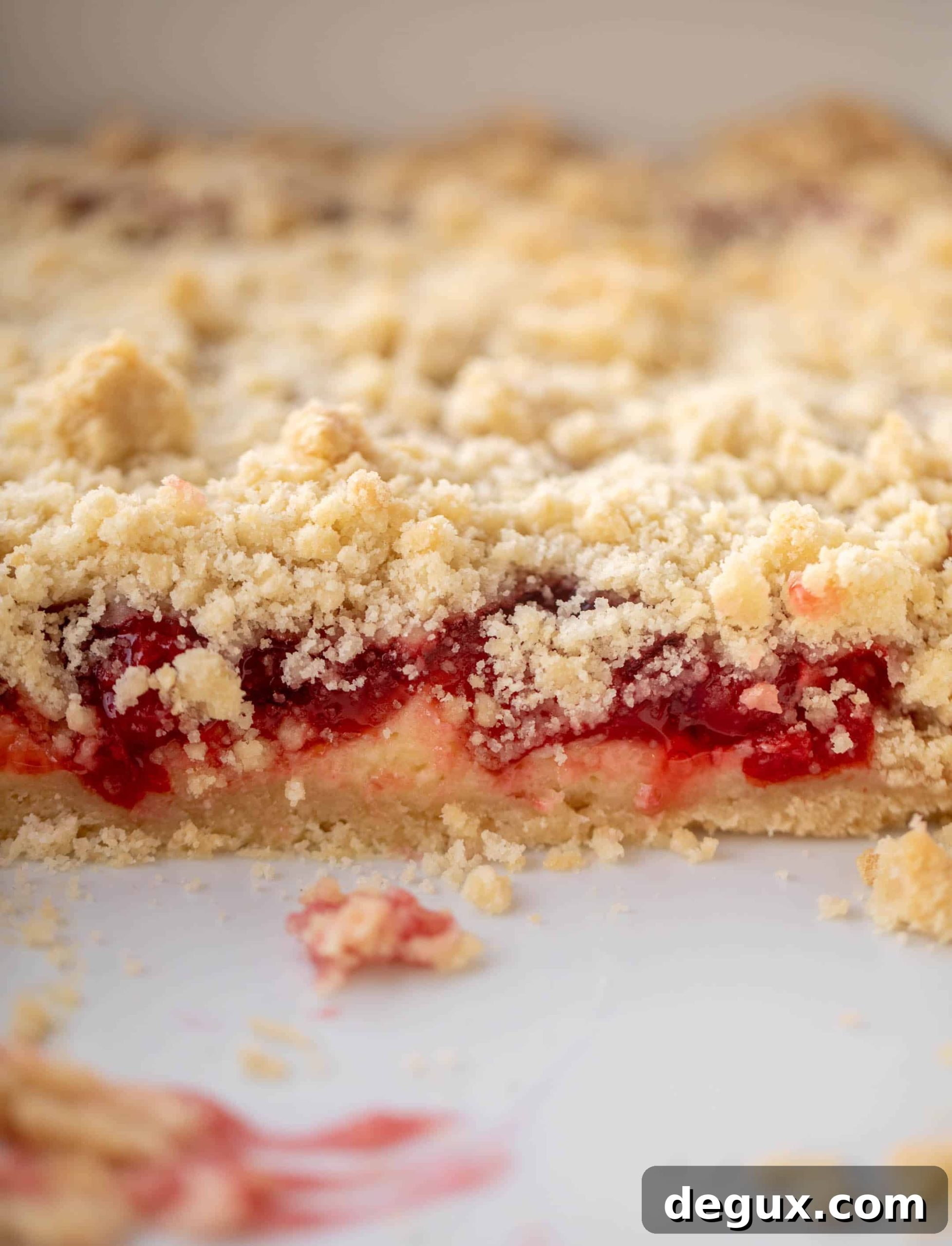 cherry cheesecake cobbler bars