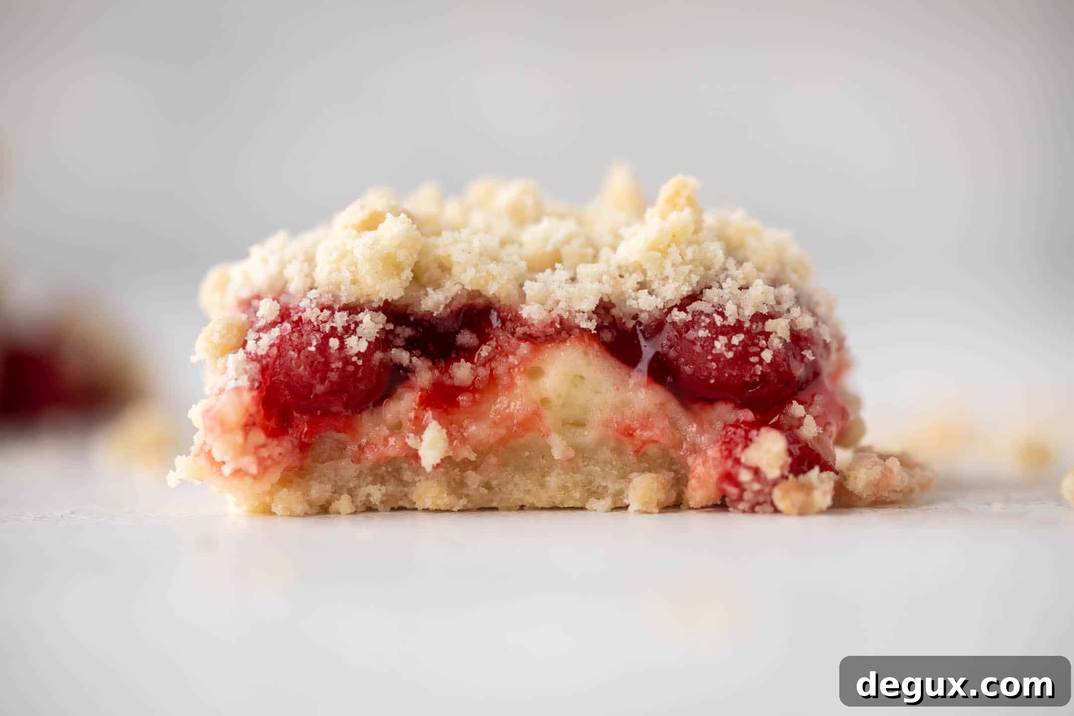 Cherry Cheesecake Cobbler Bars Recipe with Cherry Filling 10 cherry cheesecake cobbler bars