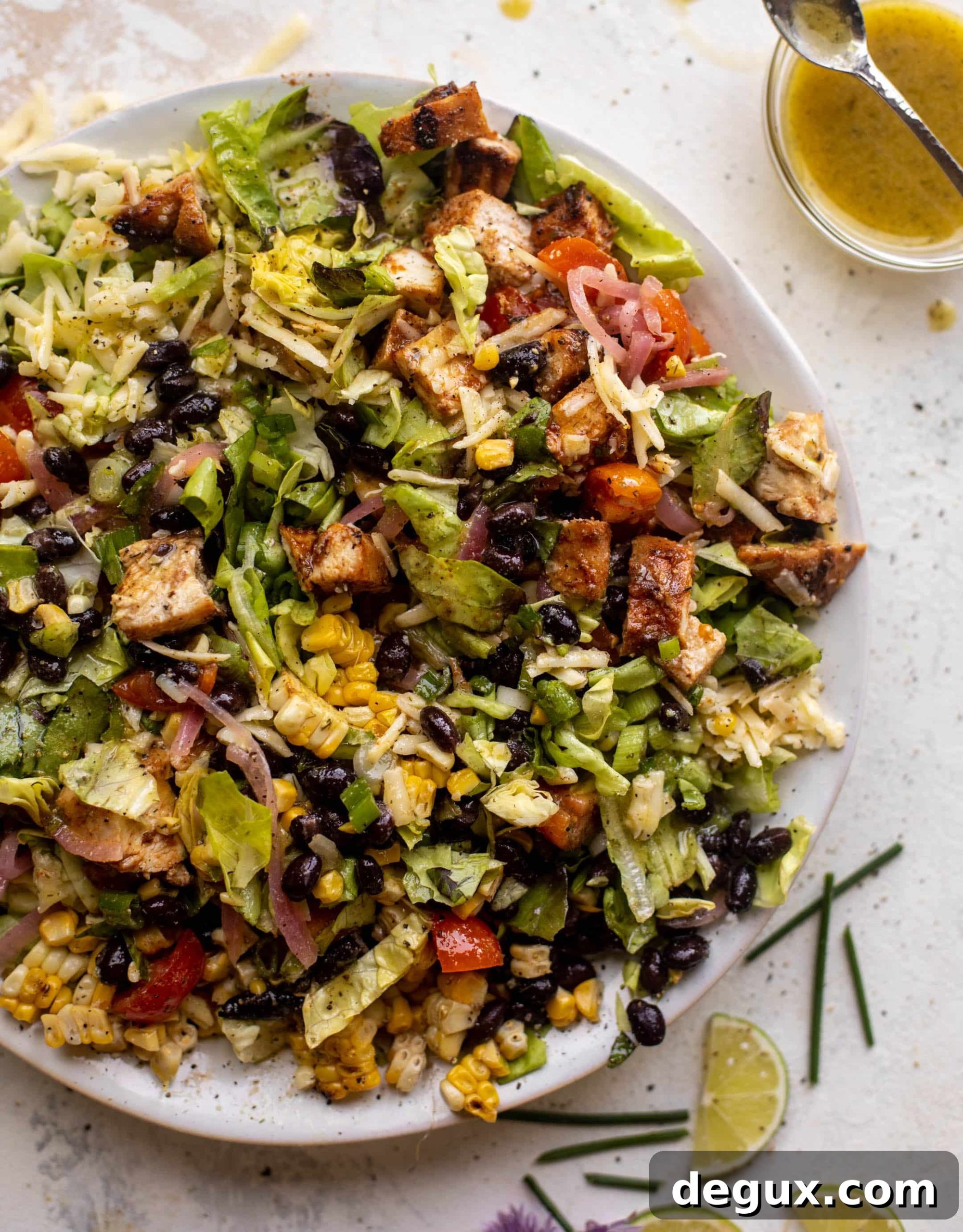 Summer BBQ Chicken Chopped Salad Recipe for Grilling Season 10 summer BBQ chicken chopped salad