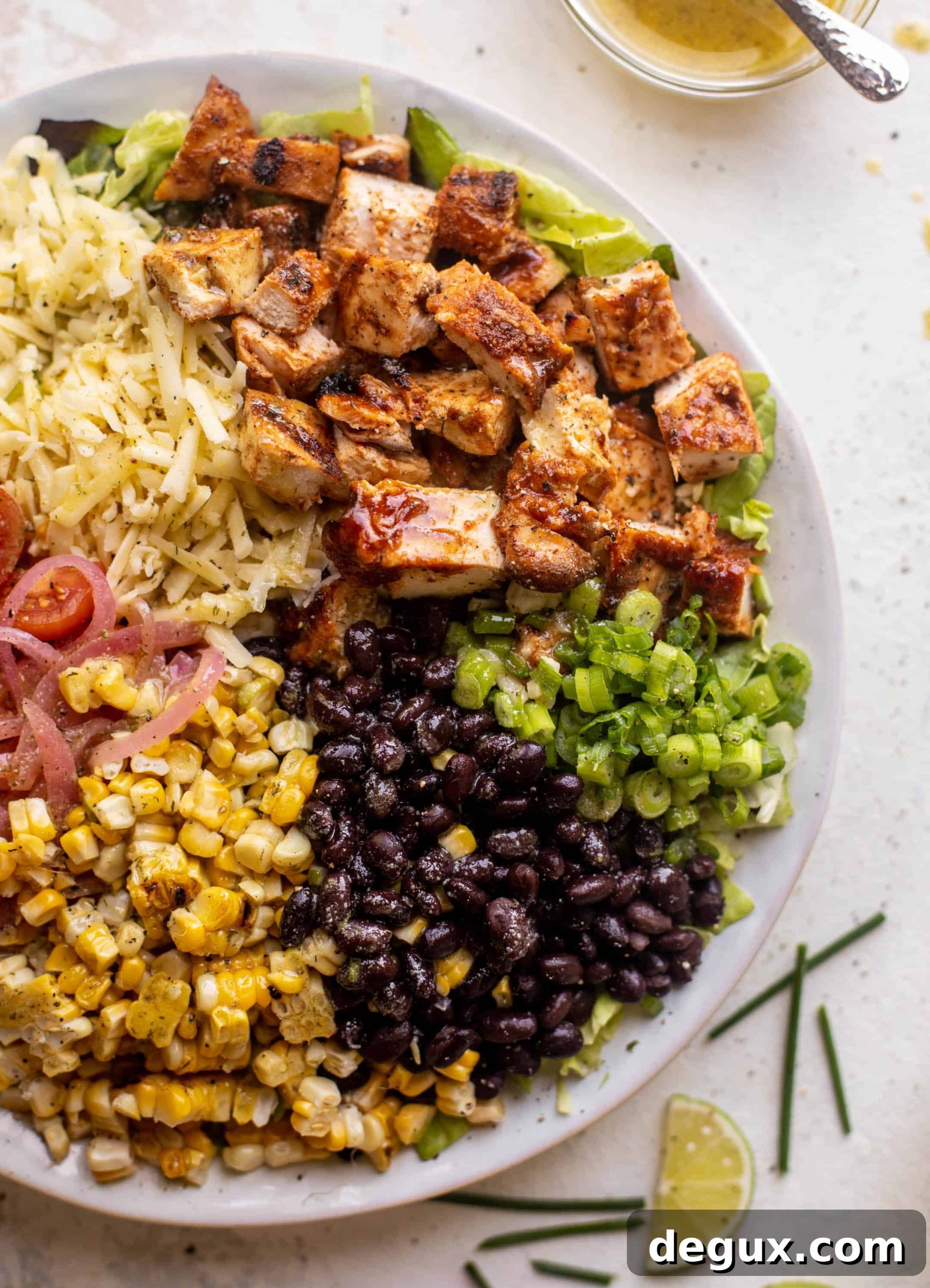 Summer BBQ Chicken Chopped Salad Recipe for Grilling Season 8 summer BBQ chicken chopped salad