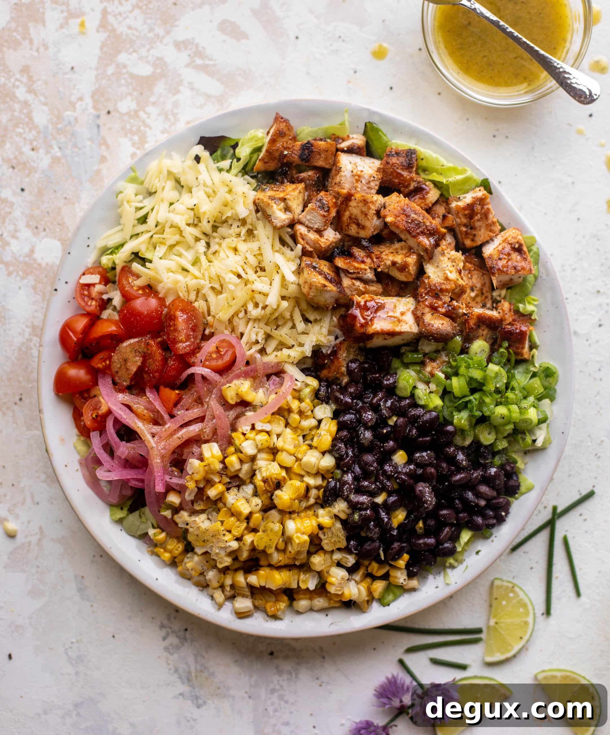Summer BBQ Chicken Chopped Salad Recipe for Grilling Season 9 summer BBQ chicken chopped salad