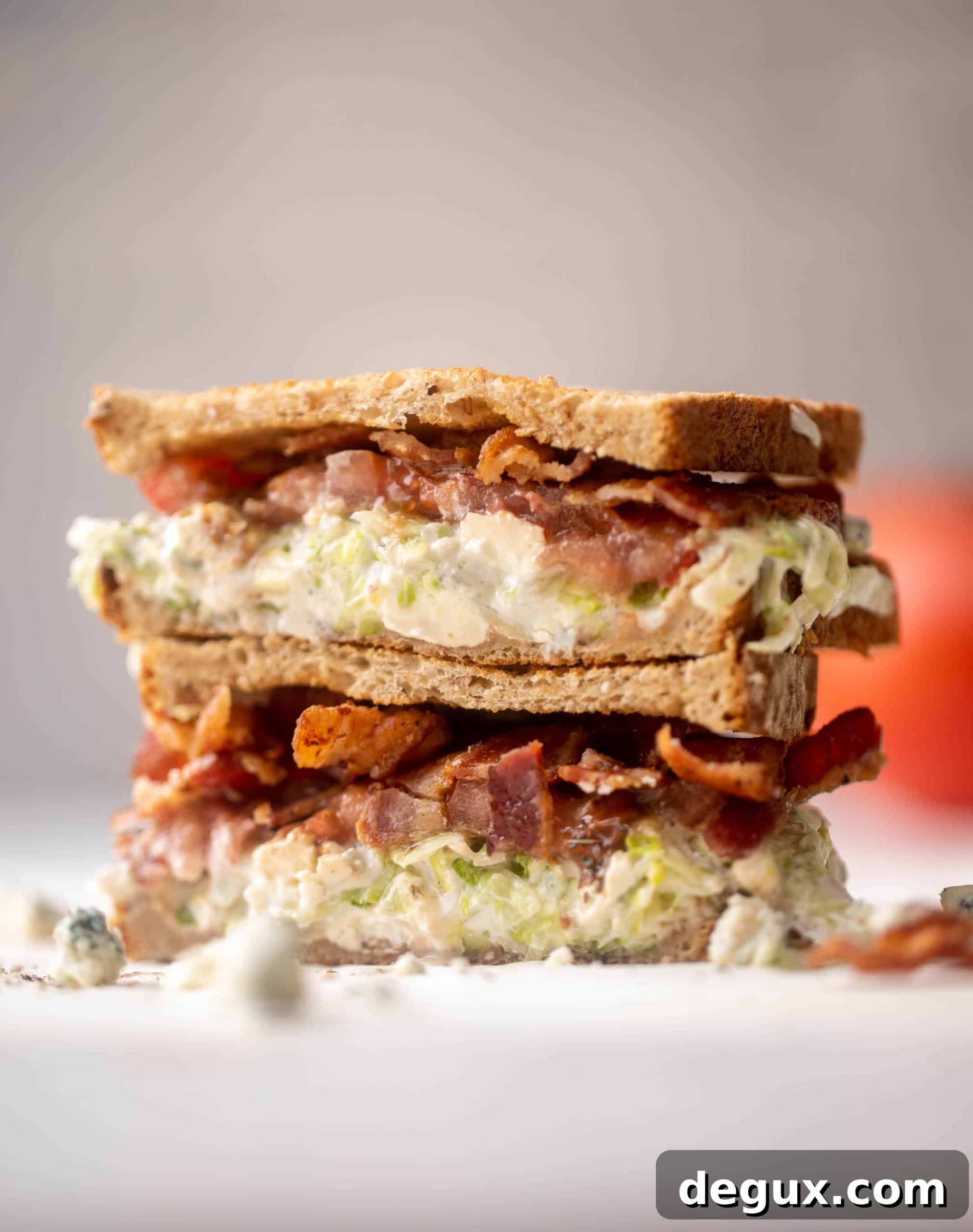 Blue Cheese BLT Sandwich Recipe: Crispy Bacon & Creamy Flavor 2 blue cheese BLTs