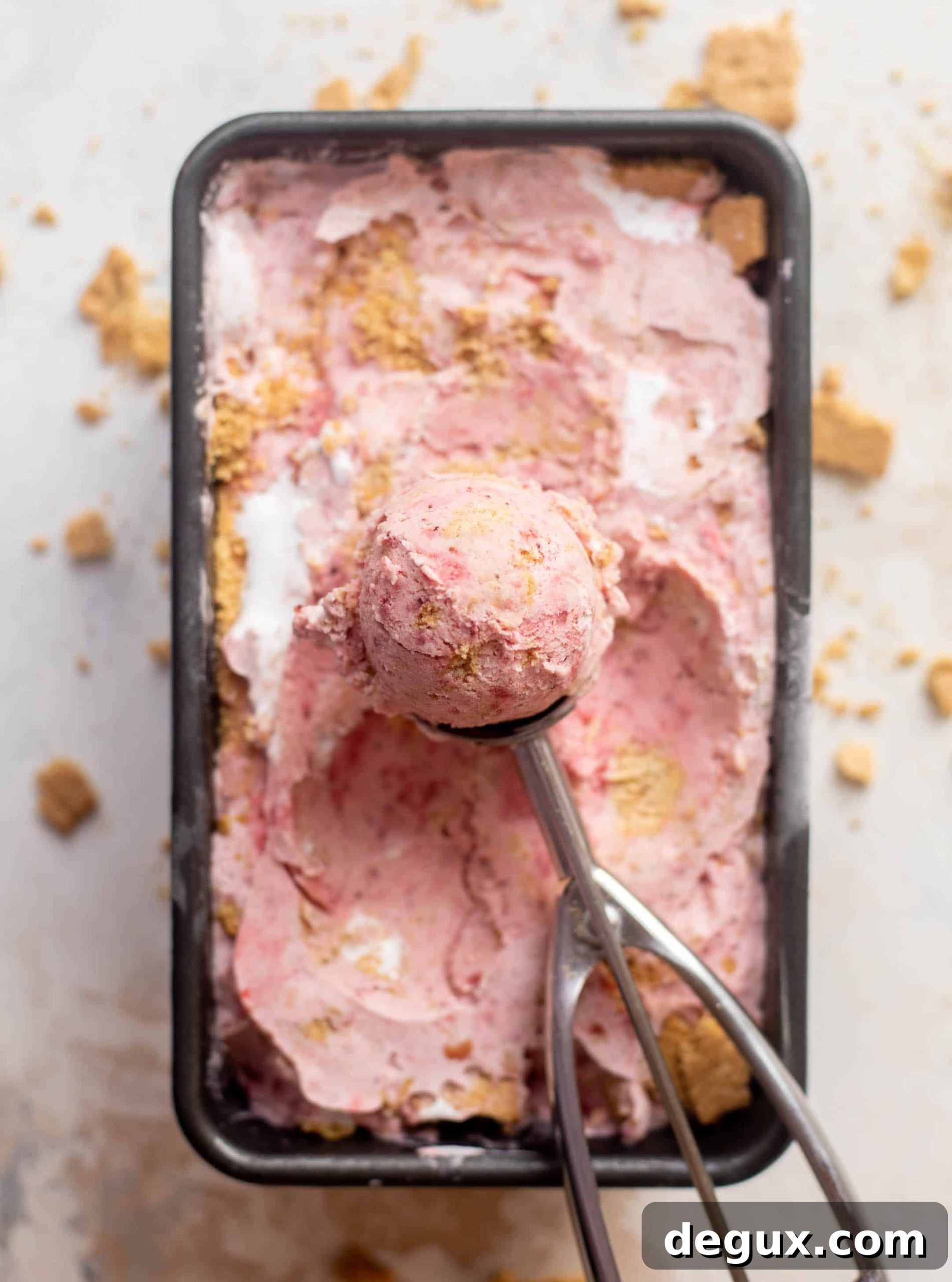 strawberry marshmallow pie ice cream