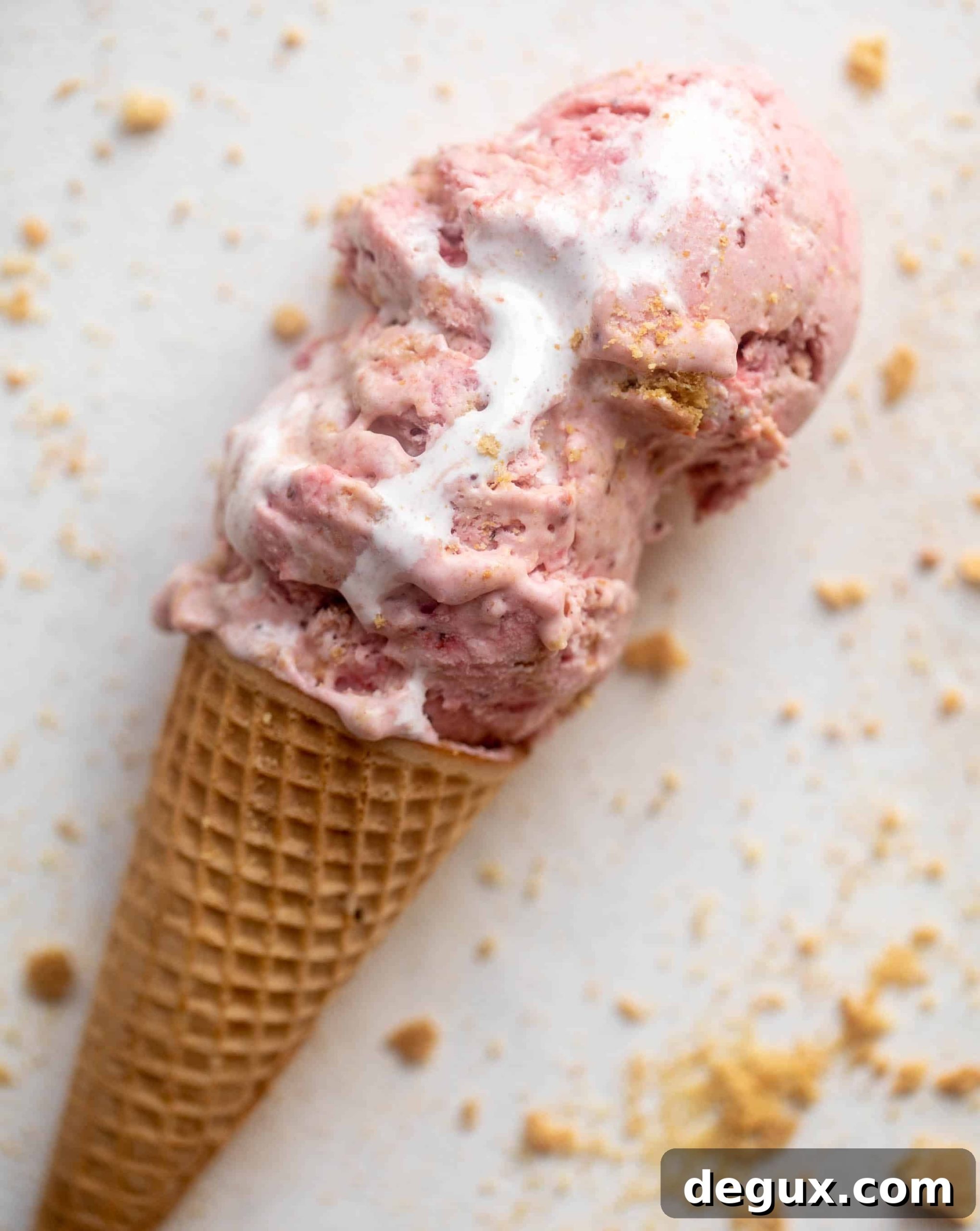 strawberry marshmallow pie ice cream