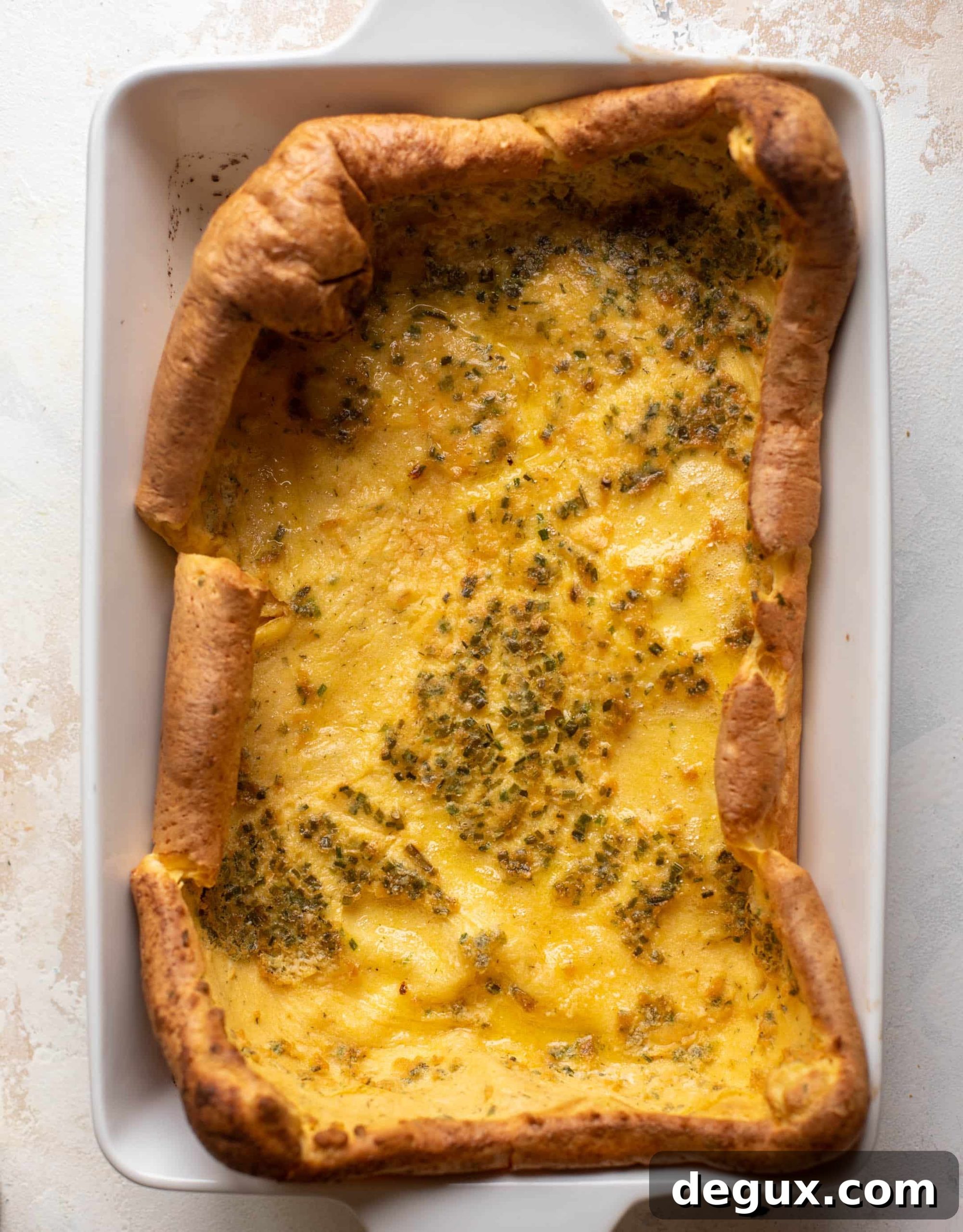 Savory Herb Dutch Baby with Slow-Roasted Tomatoes 3 savory dutch baby