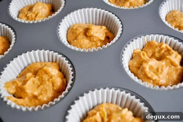 Pumpkin and apple muffins