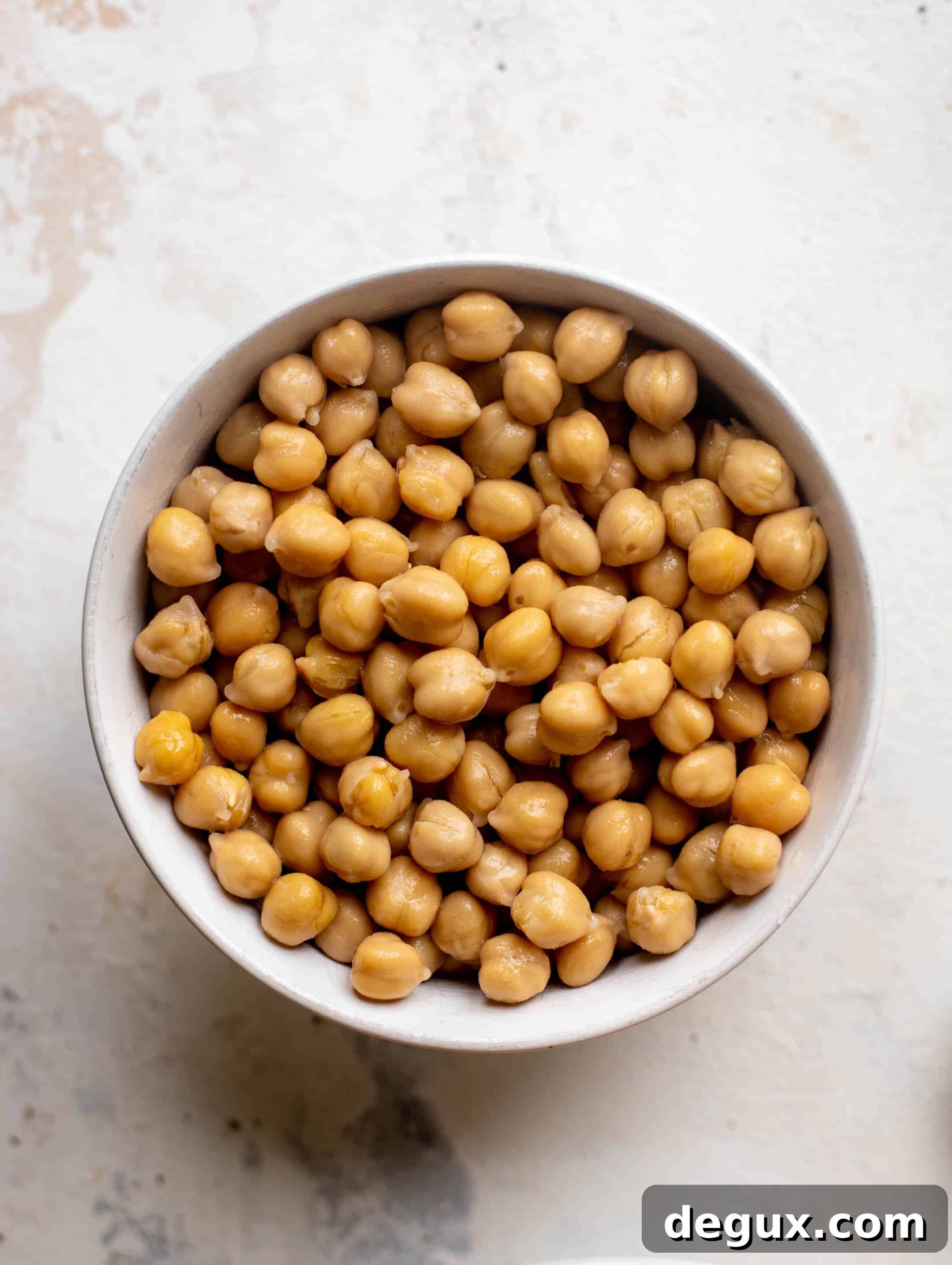 Chickpea Salad Bowl with Dill Croutons and Lemon Vinaigrette 4 chickpeas