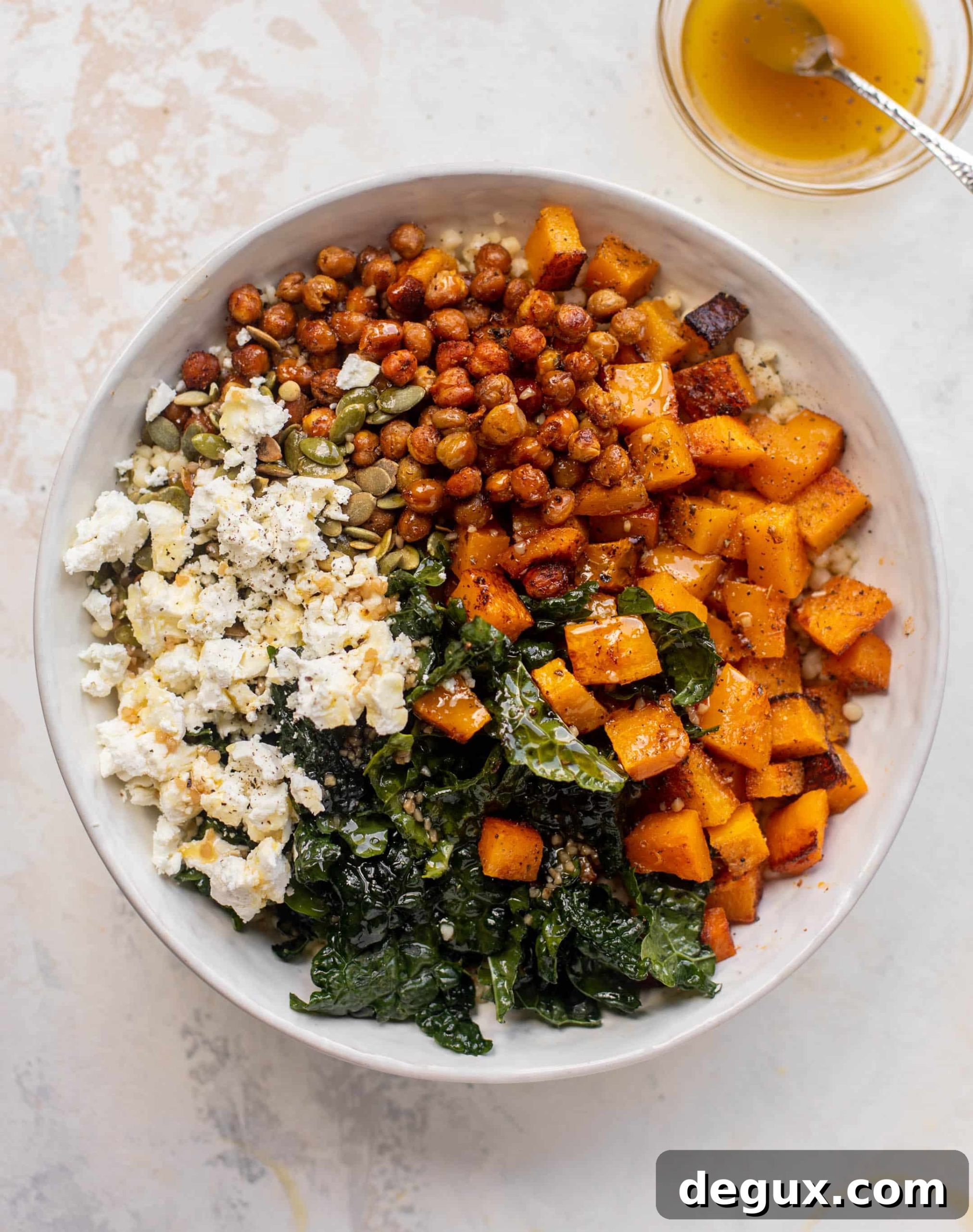 Maple Vinaigrette Butternut Couscous Bowls with Roasted Veggies 5 butternut couscous bowls with maple vinaigrette
