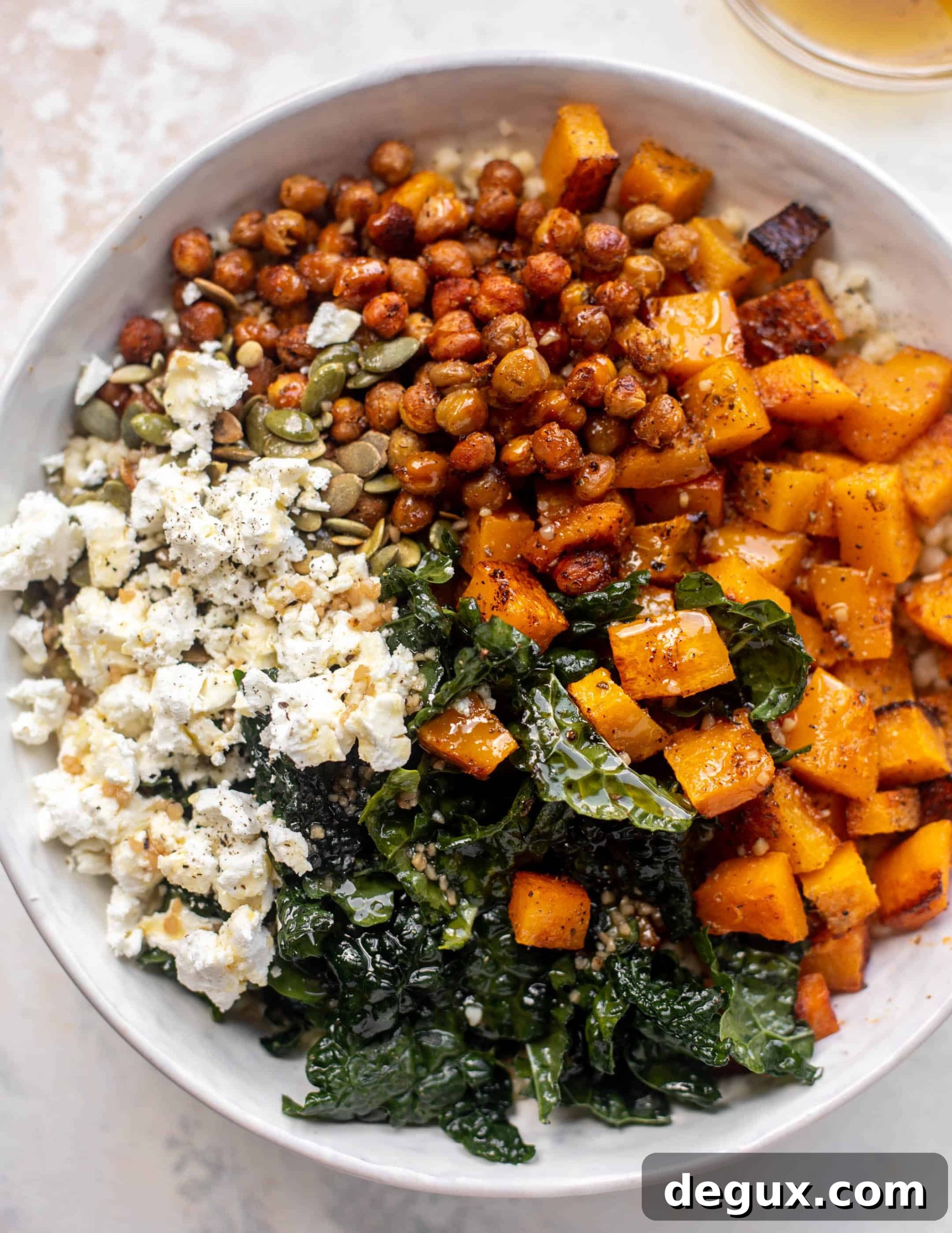 Maple Vinaigrette Butternut Couscous Bowls with Roasted Veggies 6 butternut couscous bowls with maple vinaigrette