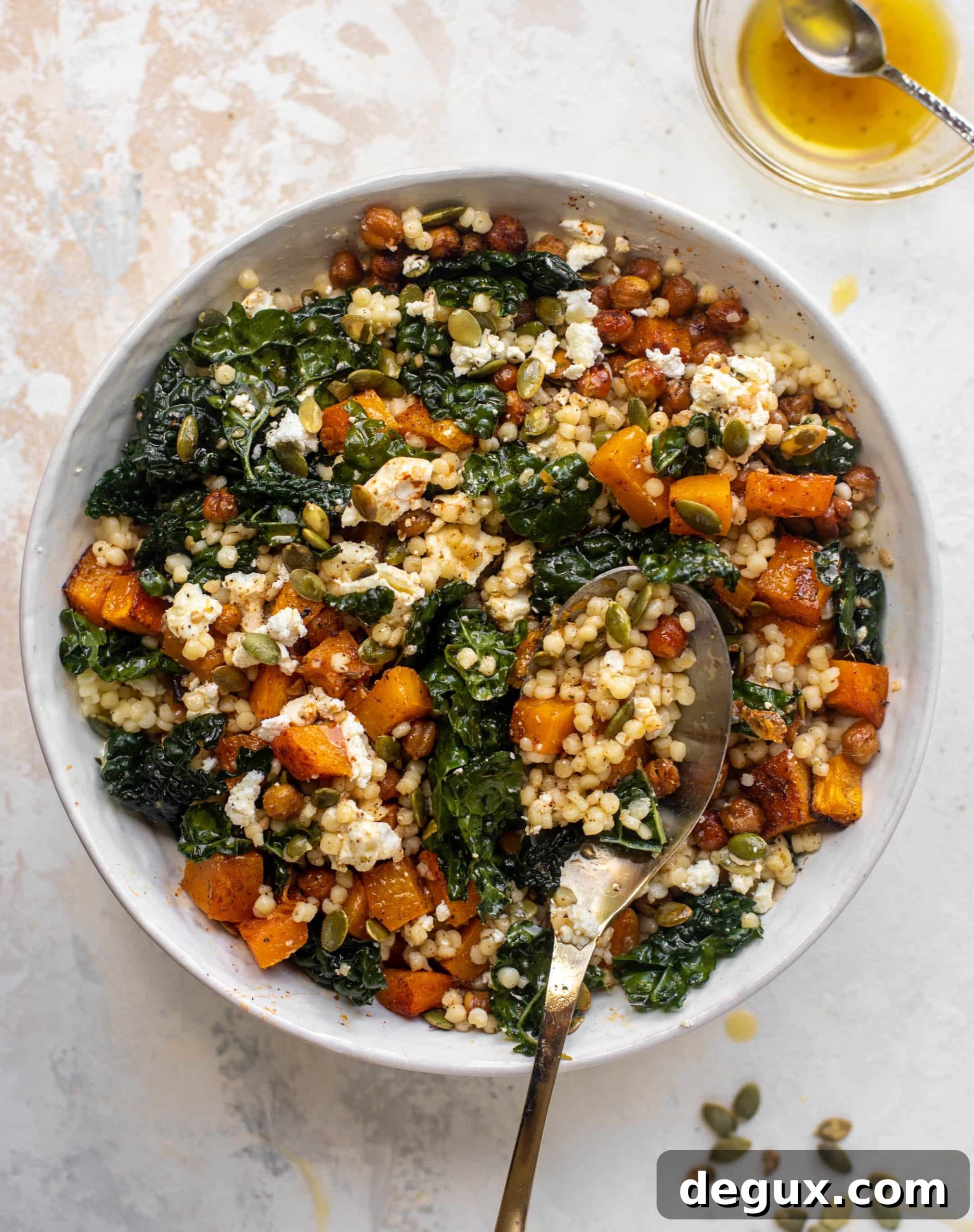 Maple Vinaigrette Butternut Couscous Bowls with Roasted Veggies 9 butternut couscous bowls with maple vinaigrette