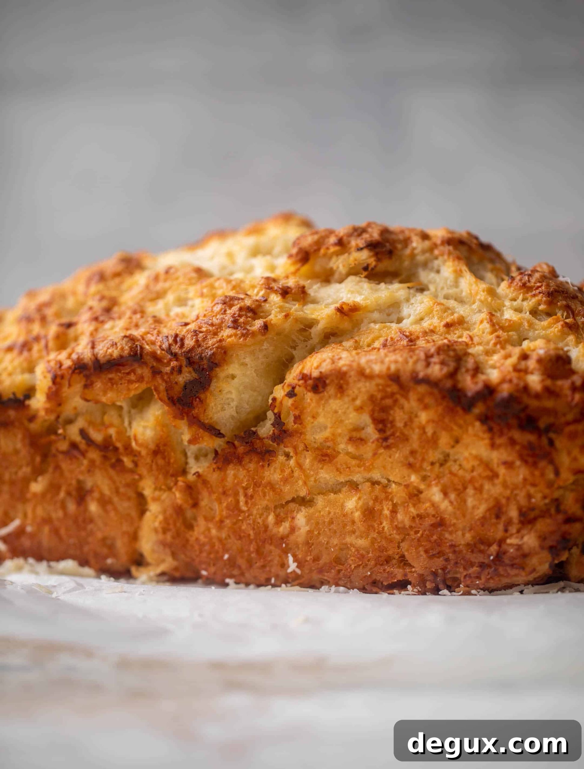 Asiago Beer Bread Recipe with Crispy Cheesy Crust 7 asiago beer bread