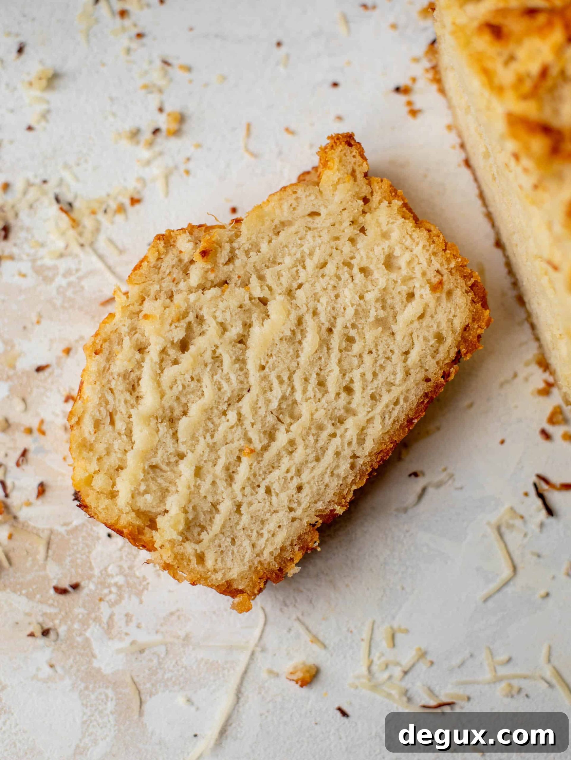 Asiago Beer Bread Recipe with Crispy Cheesy Crust 9 asiago beer bread