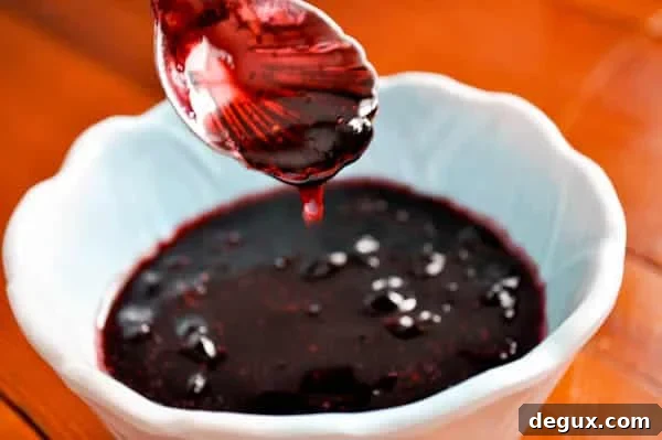 BlueSauce-5 Blueberry caramel sauce