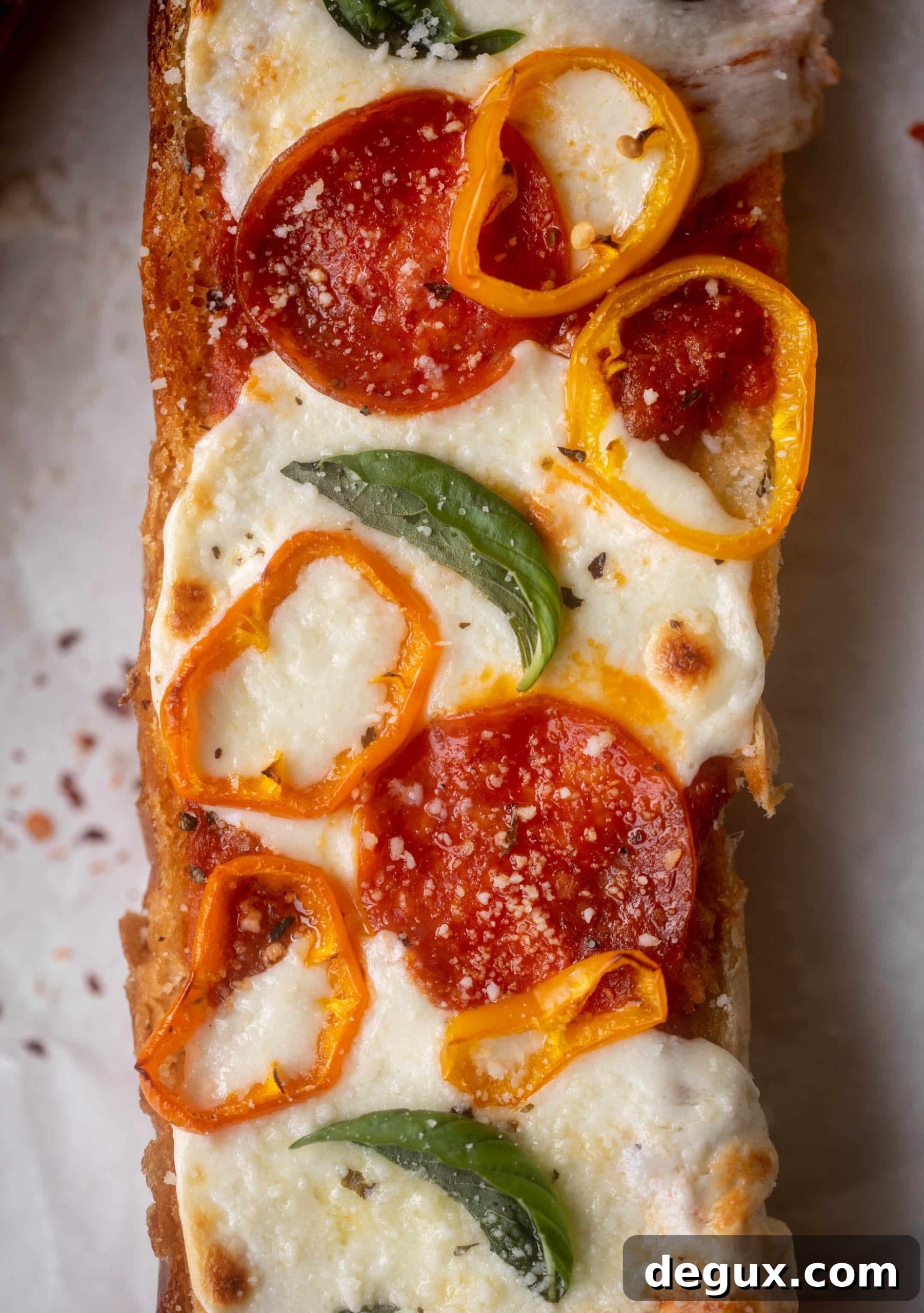 garlic bread pizza