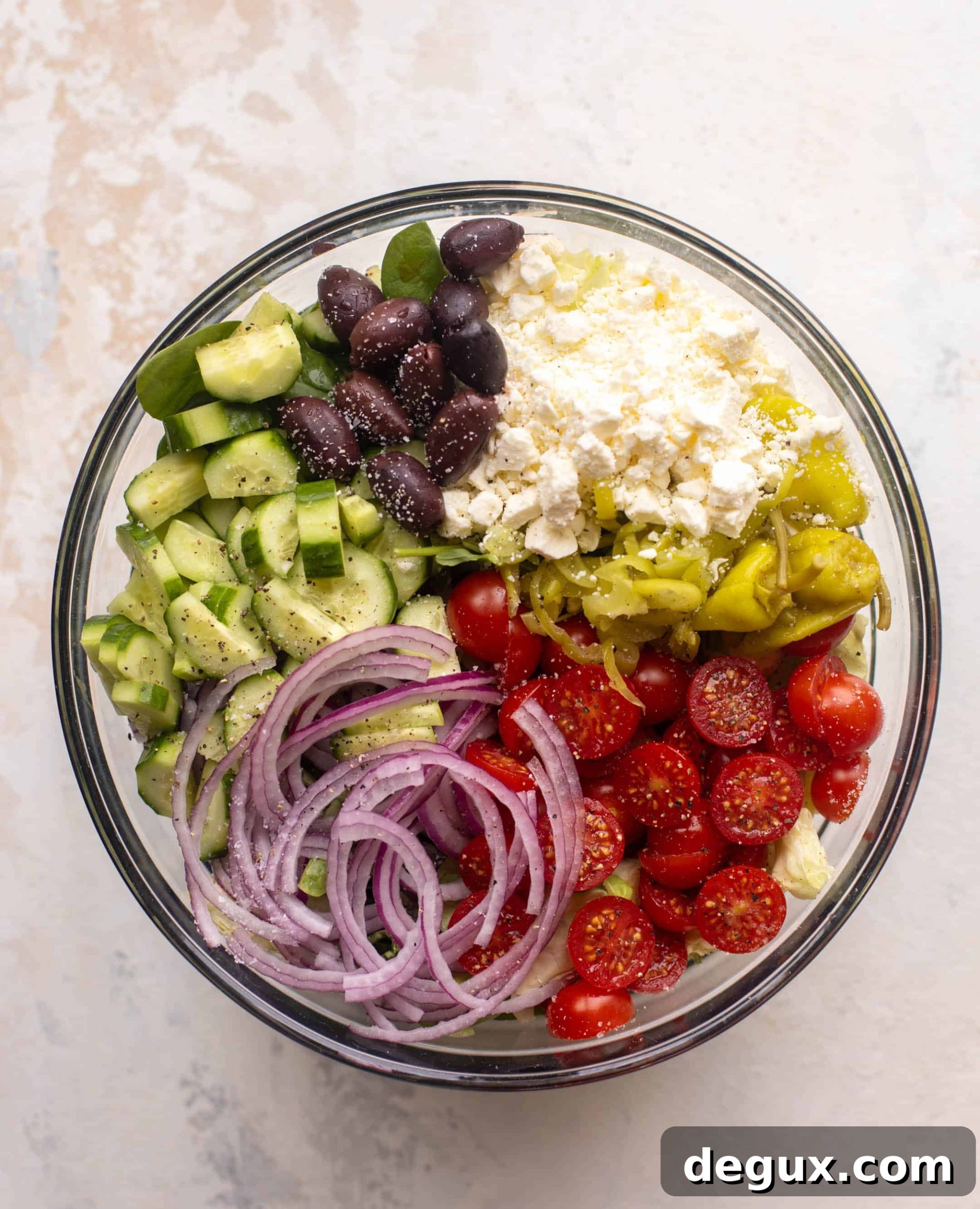 crispy chicken mediterranean salad