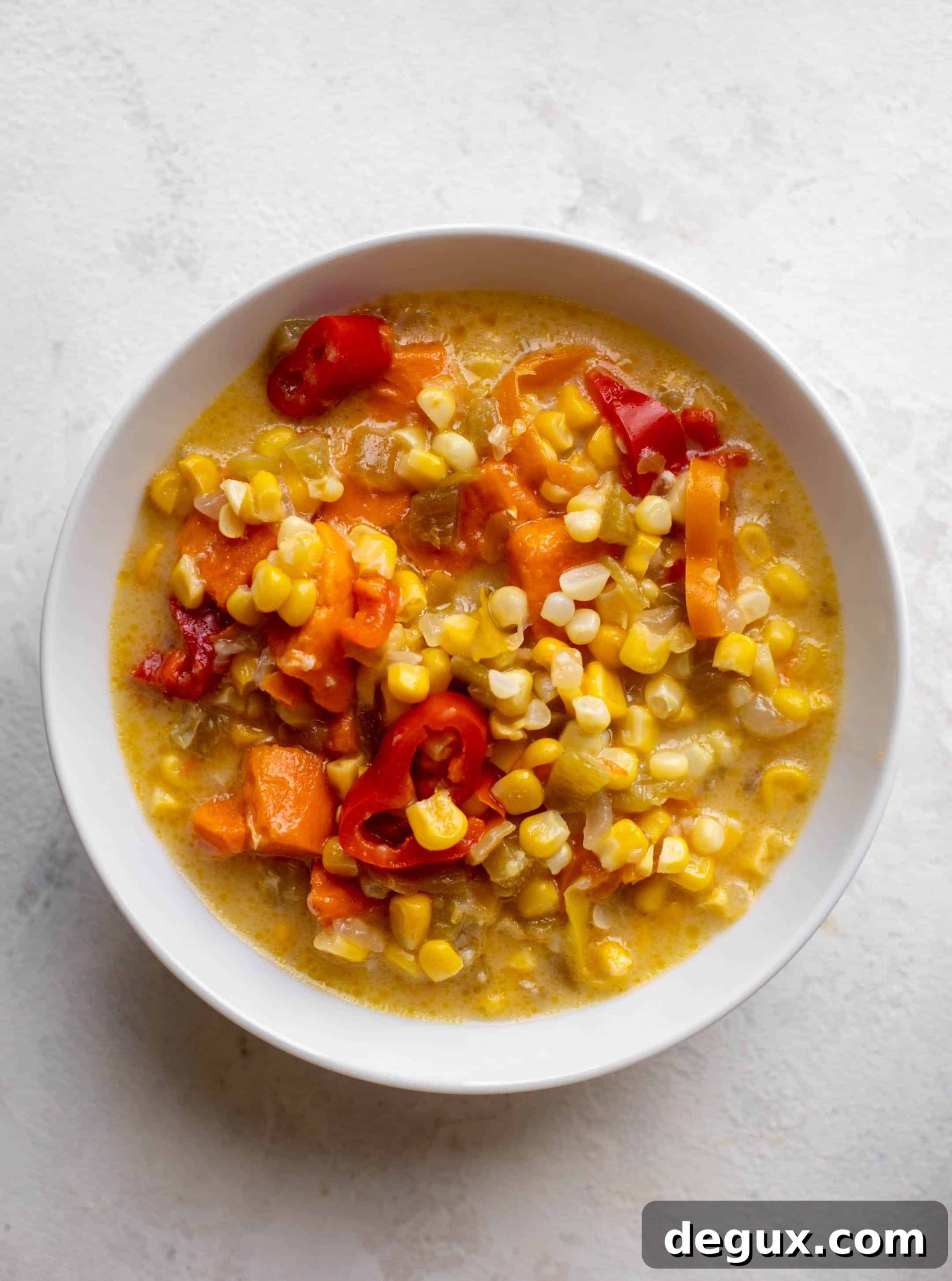 sweet potato corn chowder