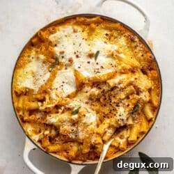Roasted Pumpkin & Burrata Baked Ziti with Sage Breadcrumbs 11 img 89693 11