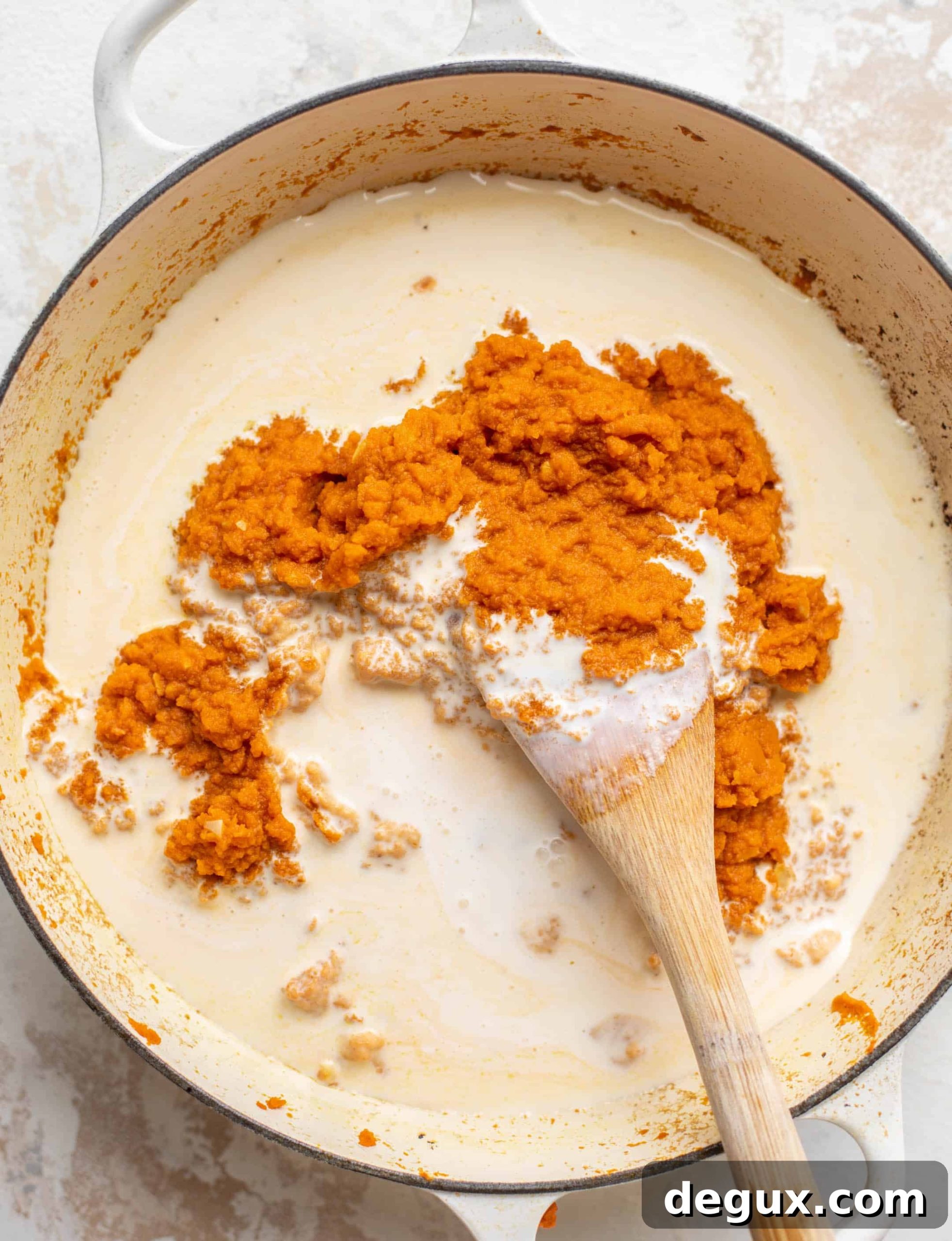 Roasted Pumpkin & Burrata Baked Ziti with Sage Breadcrumbs 4 pumpkin pasta sauce