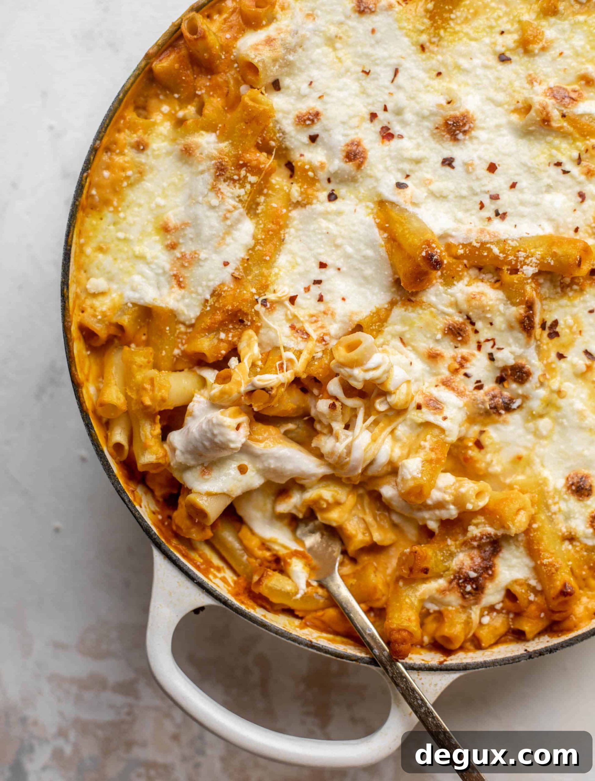 Roasted Pumpkin & Burrata Baked Ziti with Sage Breadcrumbs 7 pumpkin burrata baked ziti