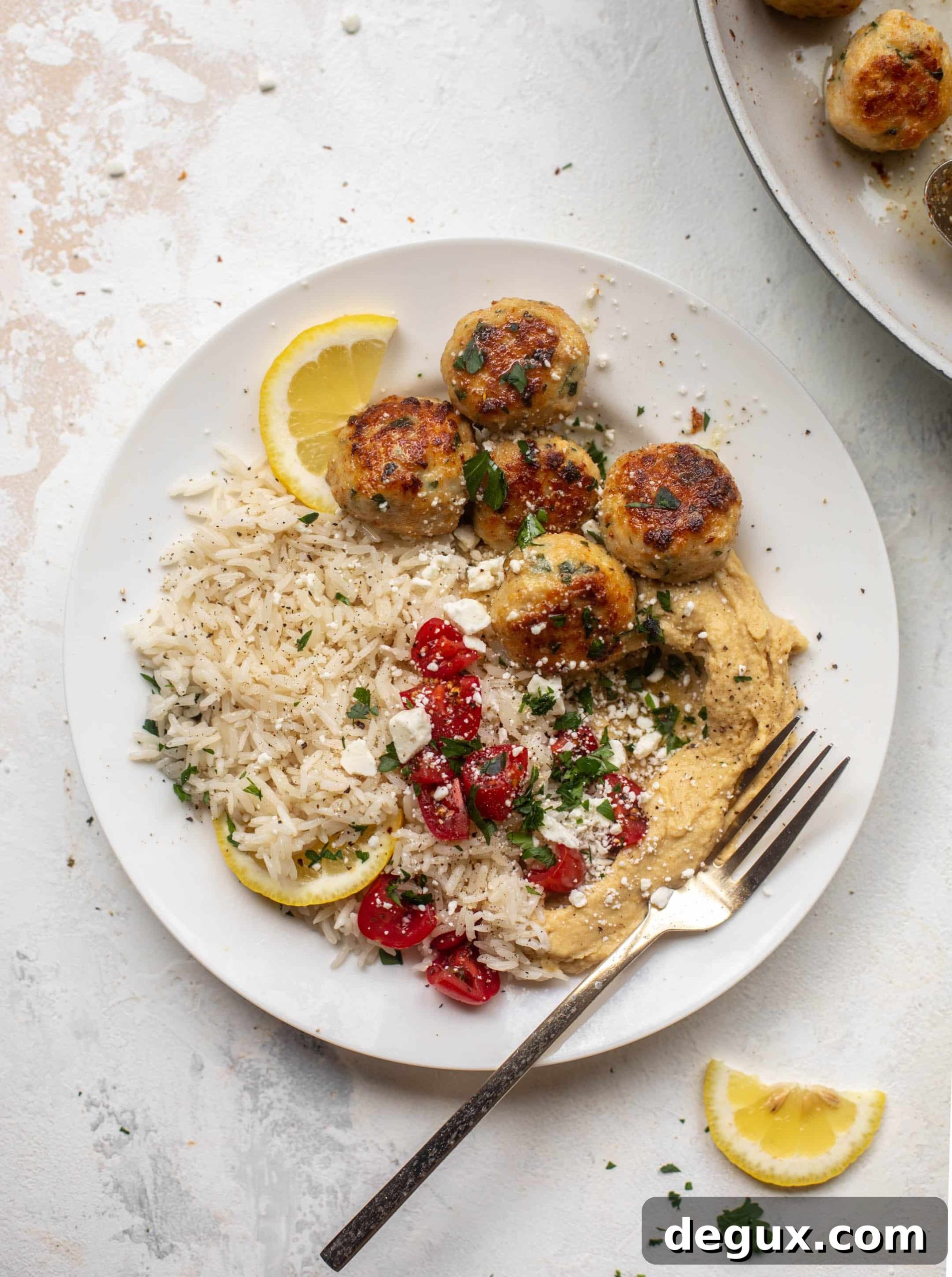 lemon herb chicken meatballs