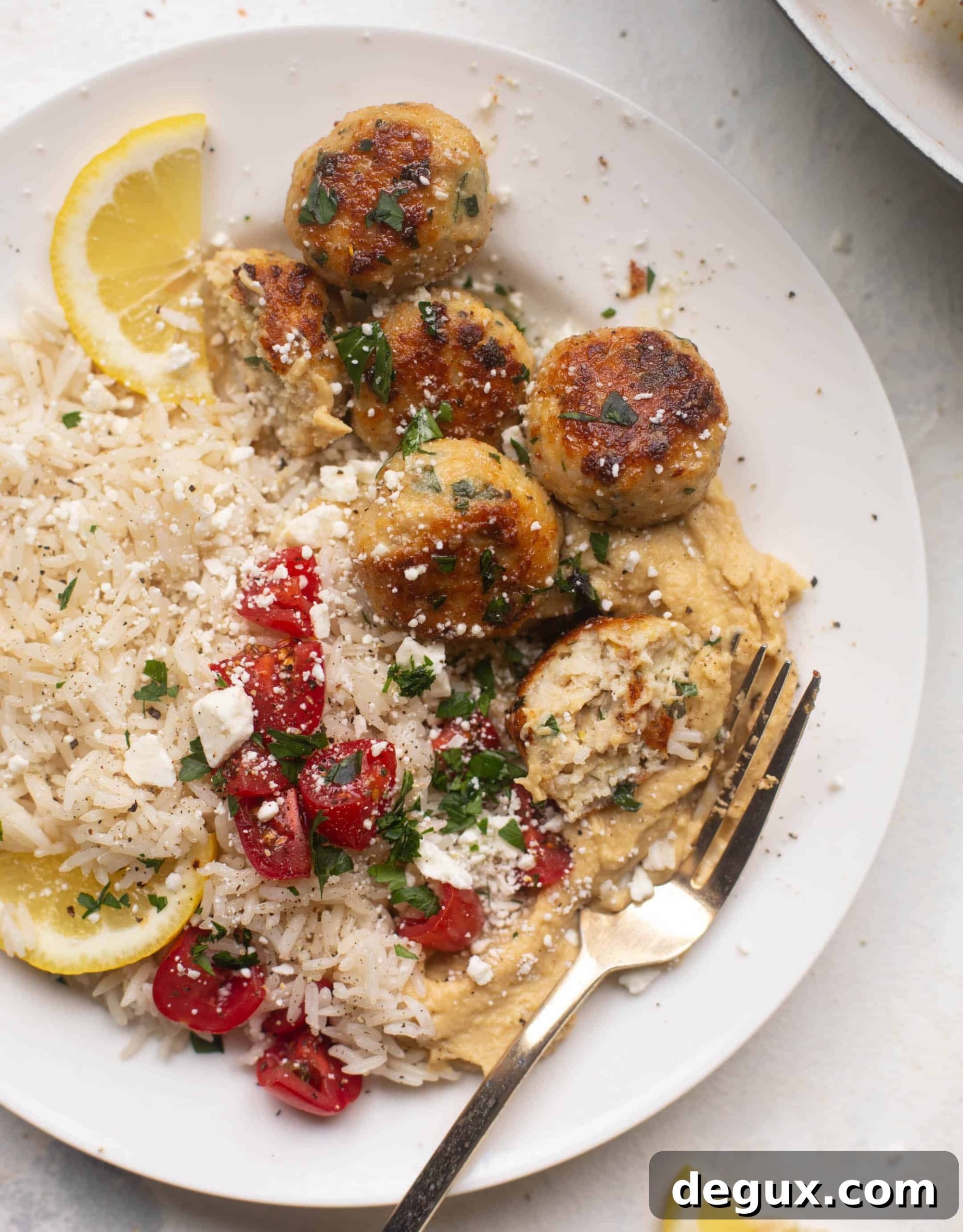 lemon herb chicken meatballs