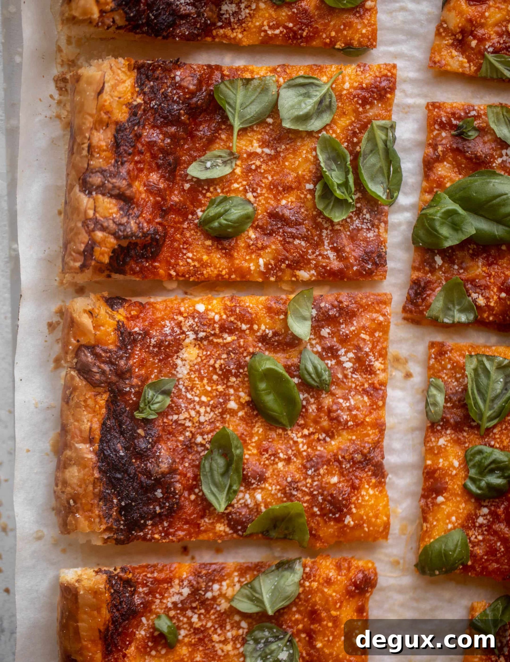 vodka sauce puff pastry pizza