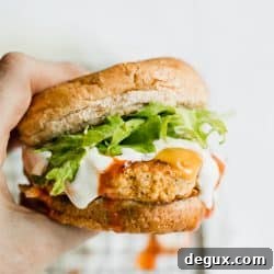 Spicy Buffalo Chicken Burger Recipe with Blue Cheese Slaw 7 img 8993 6