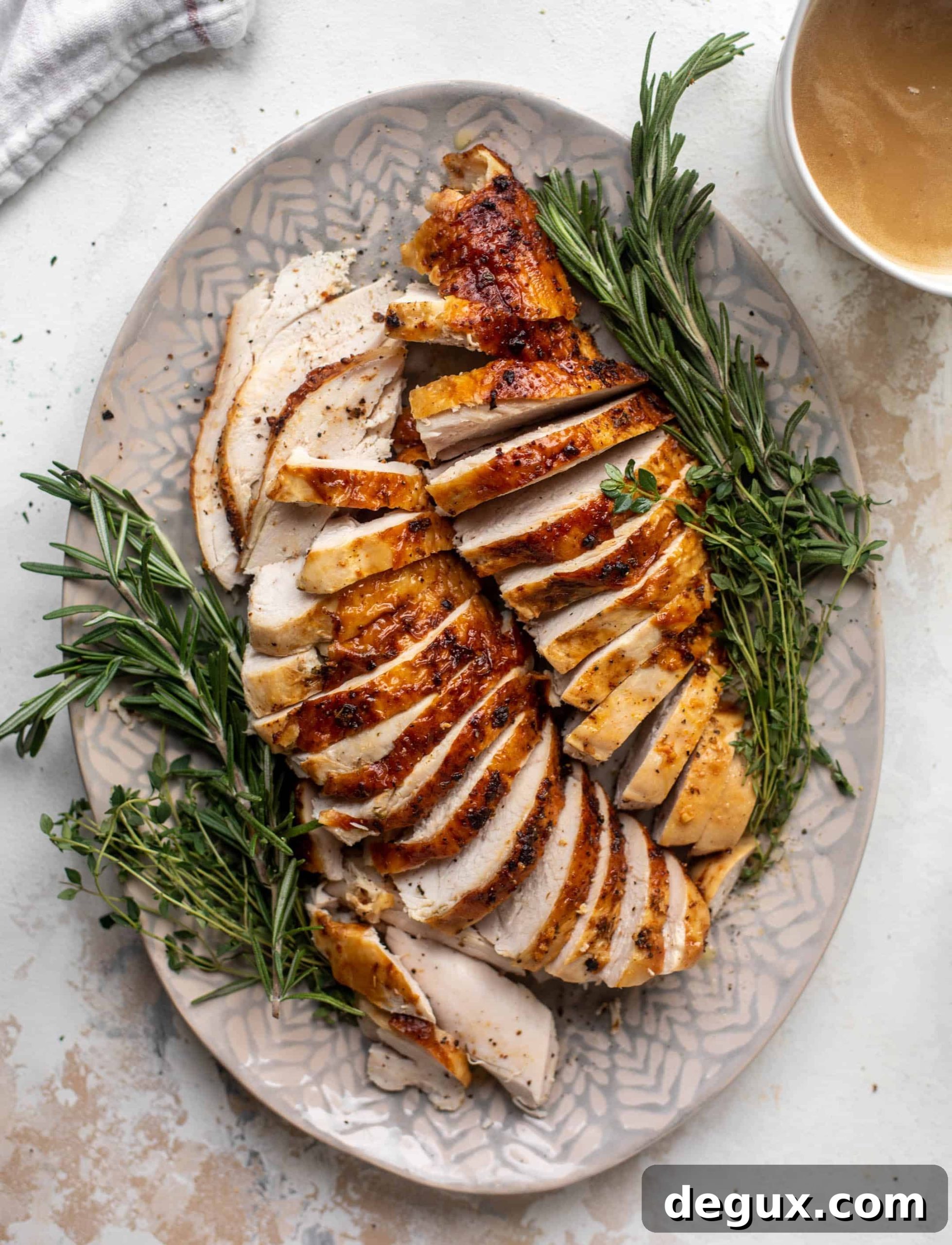 Roasted Turkey Breast with Perfect, Foolproof Gravy 2 easy roasted turkey breast