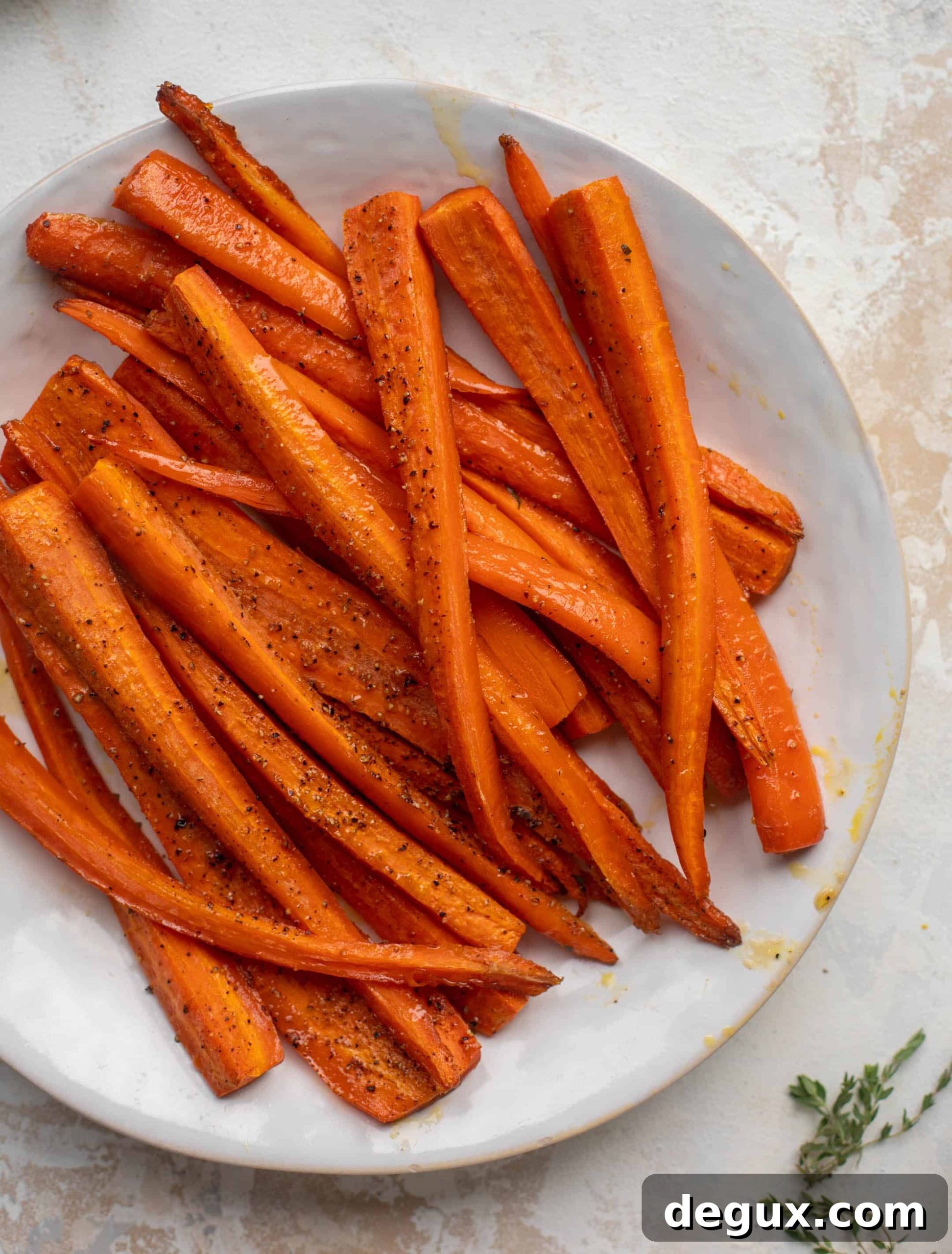 Maple-Roasted Carrots with Hazelnuts and Goat Cheese 6 Finished maple roasted carrots