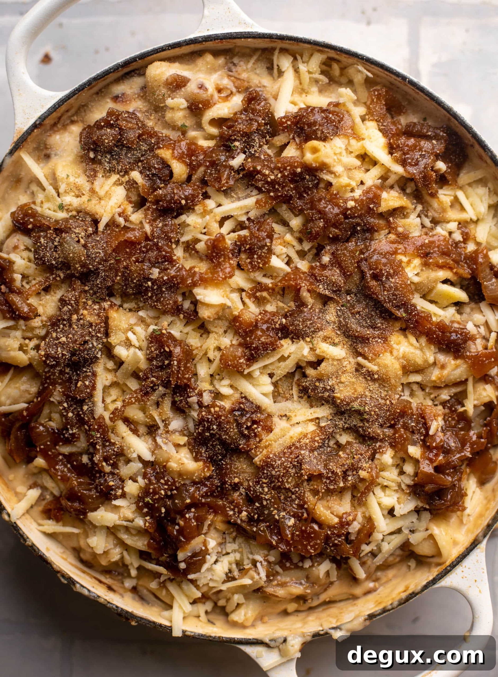 French Onion Macaroni and Cheese with Caramelized Onions 11 french onion mac and cheese