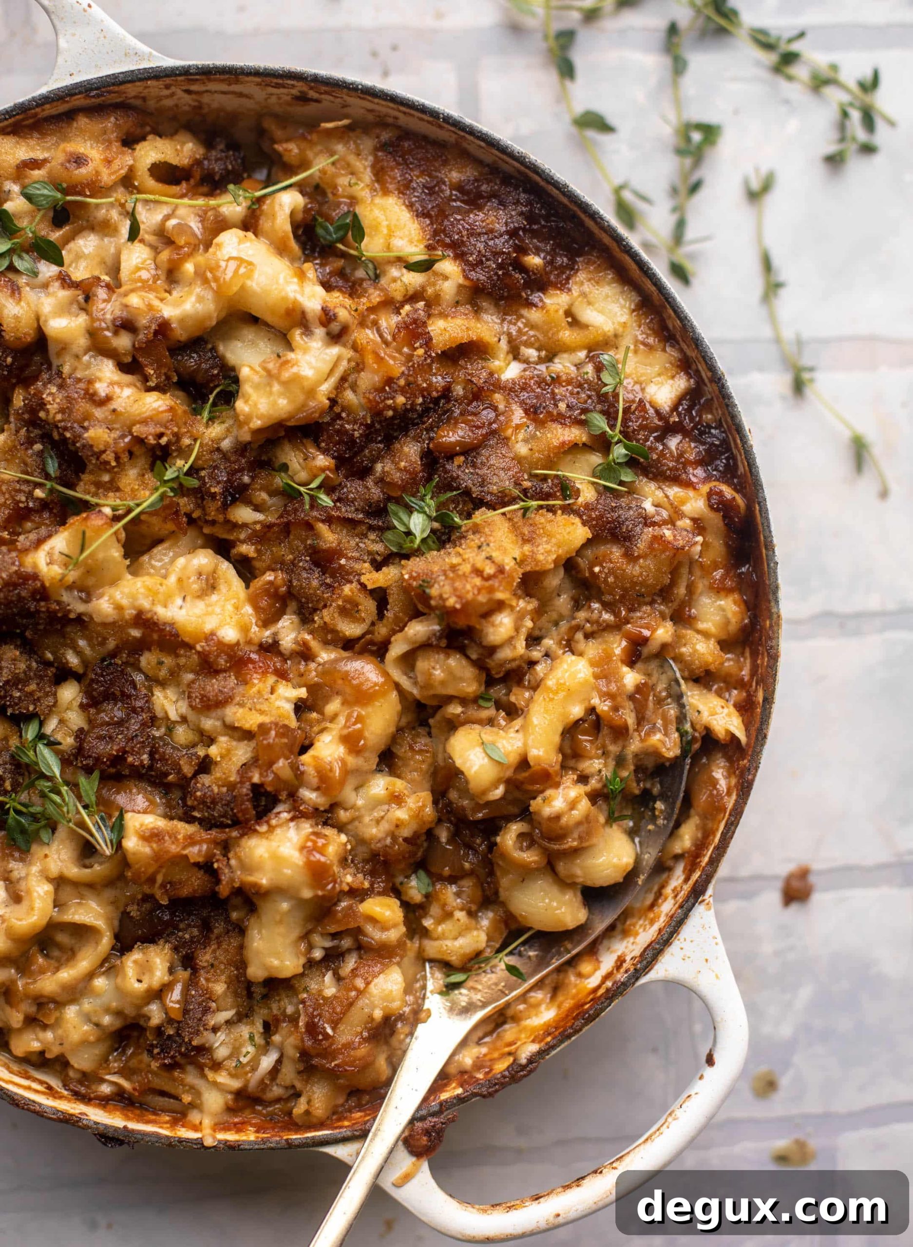 French Onion Macaroni and Cheese with Caramelized Onions 13 french onion mac and cheese