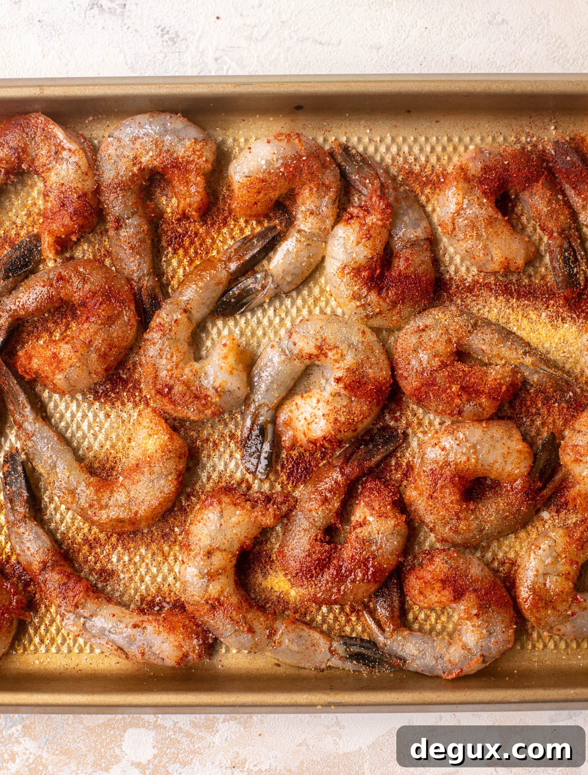 sheet pan roasted shrimp tacos