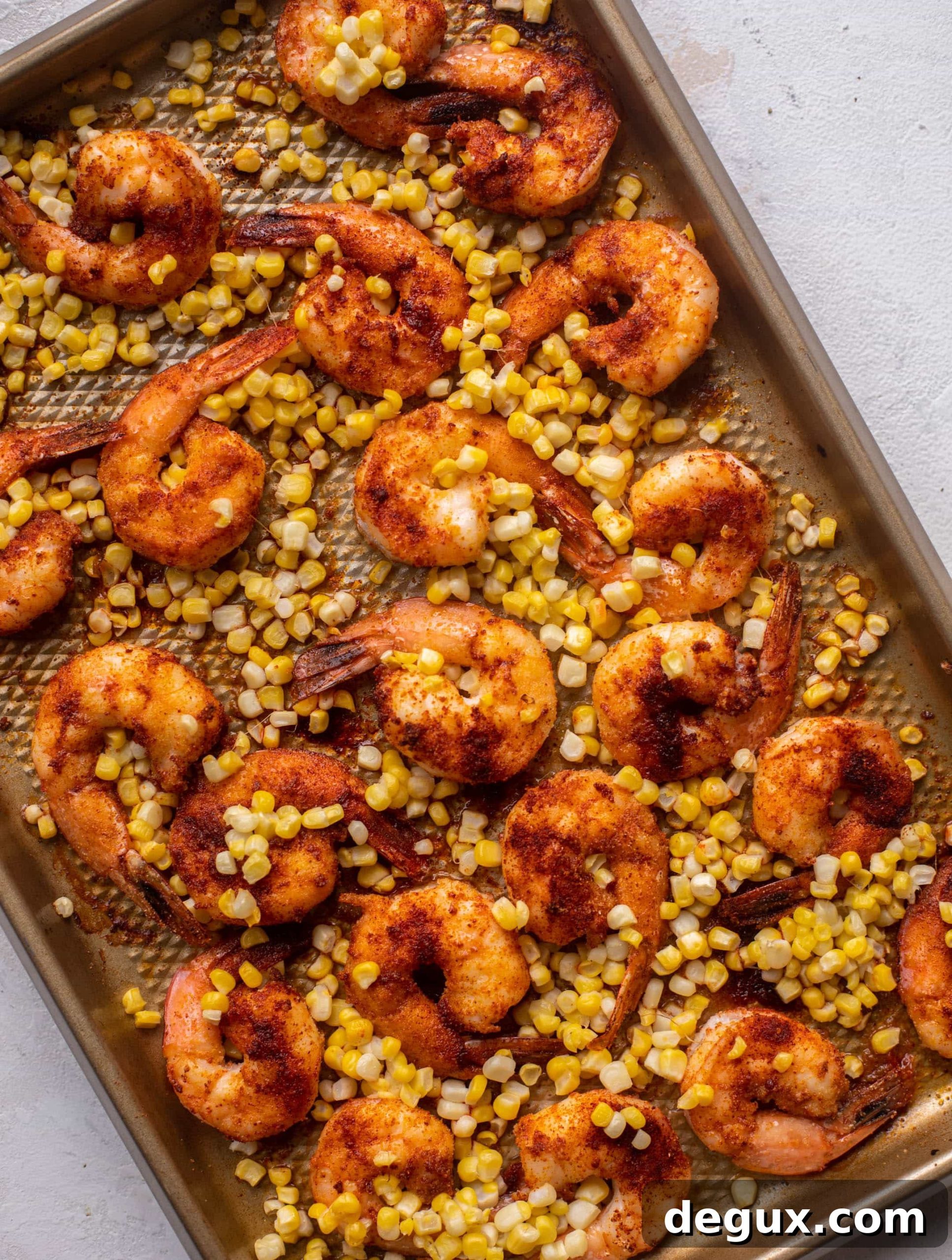 sheet pan roasted shrimp tacos