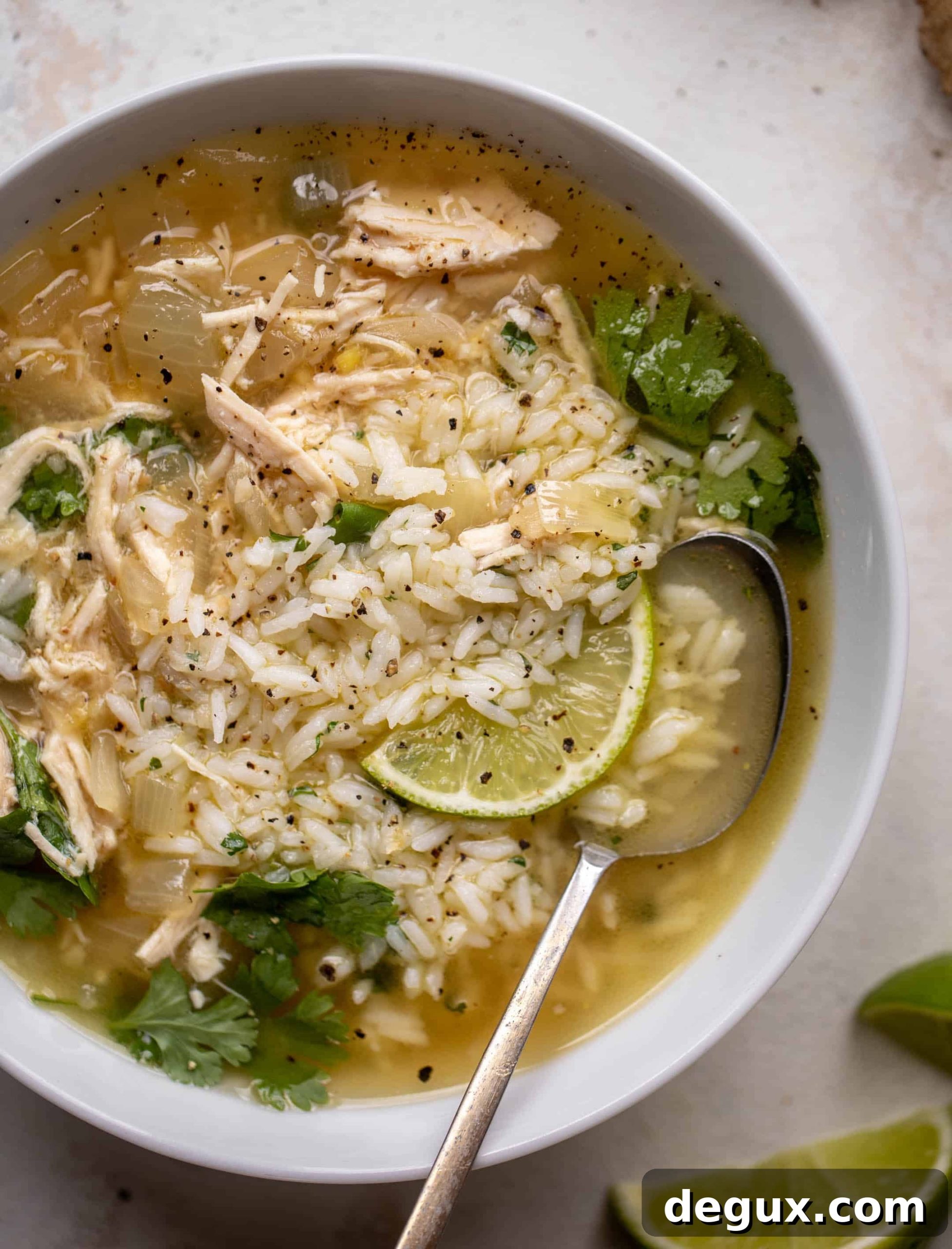 Ginger Lime Chicken Rice Soup Recipe for Bright, Comforting Flavor 8 ginger lime chicken soup with cilantro rice