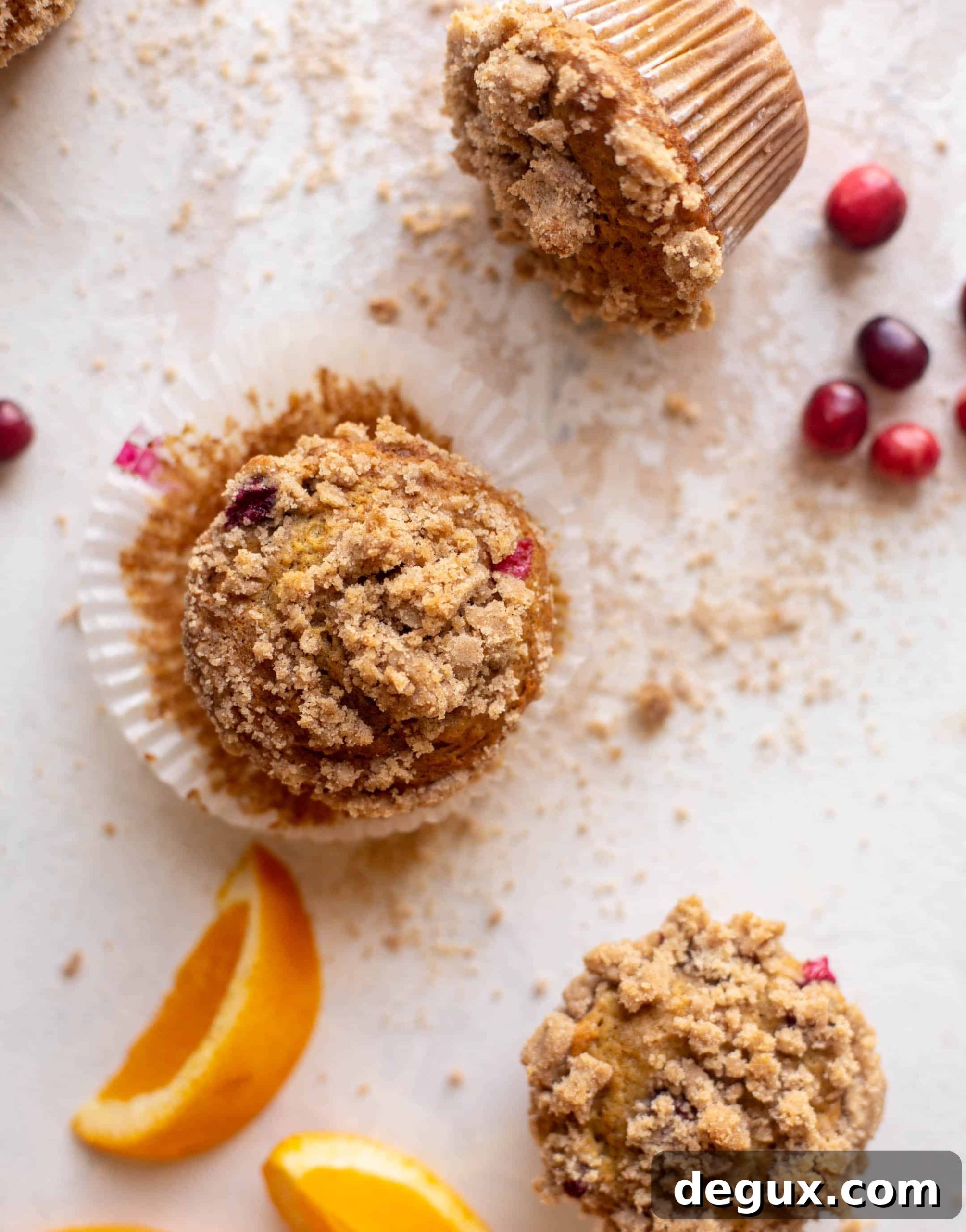 Streusel-topped muffins