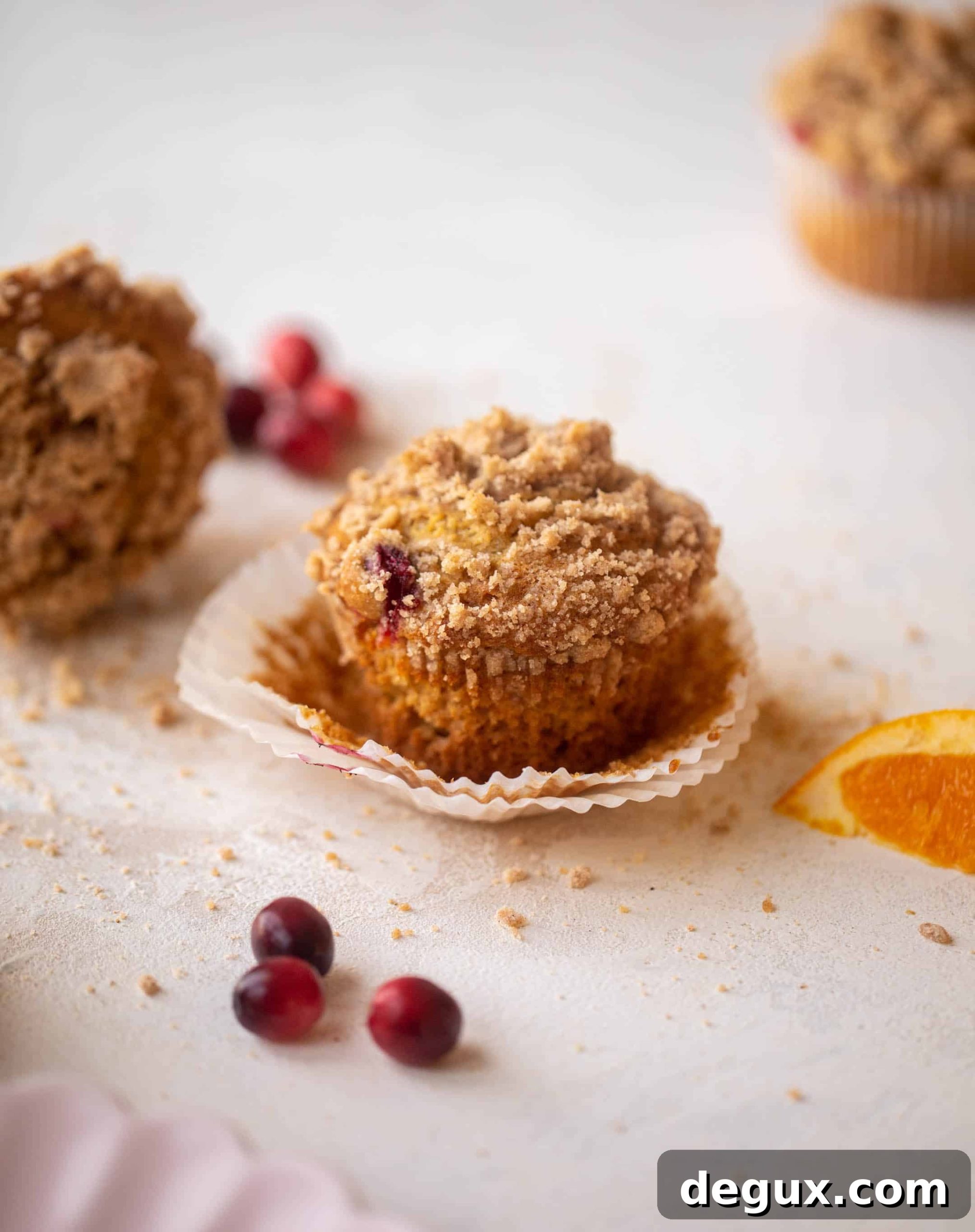 Holiday muffins display