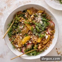 Winter Citrus Farro Salad with Arugula and Goat Cheese 9 img 90466 8
