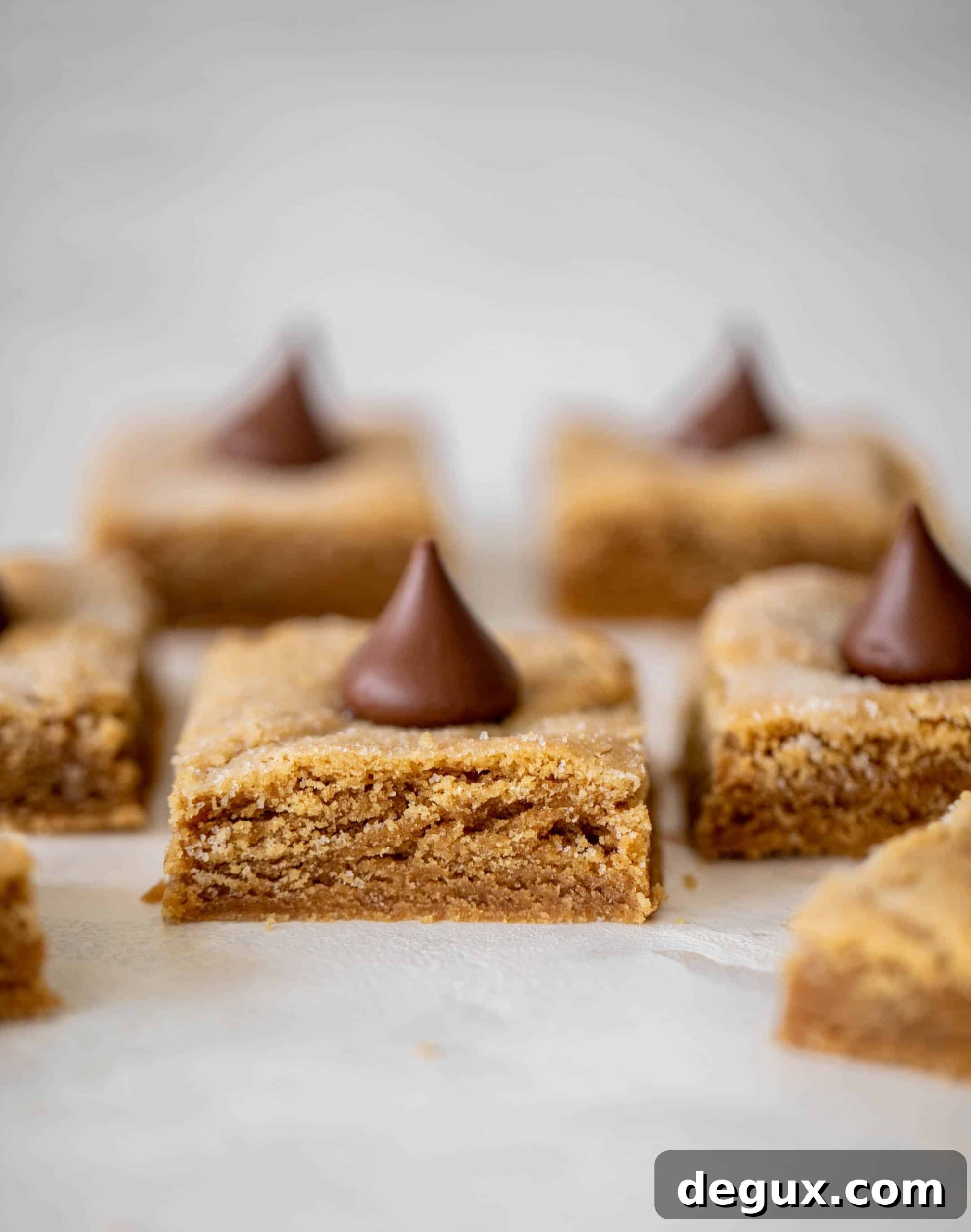 peanut butter blossom bars