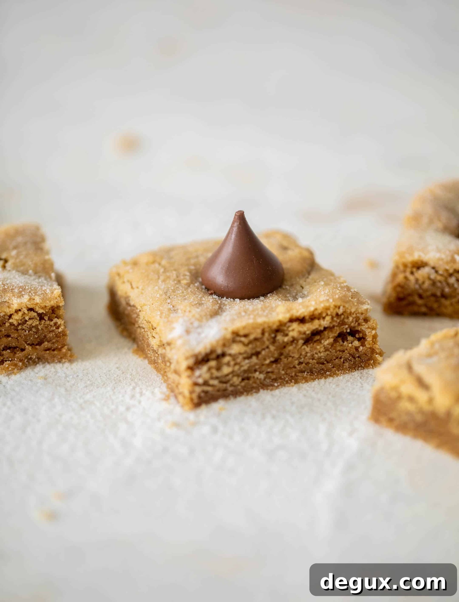peanut butter blossom bars