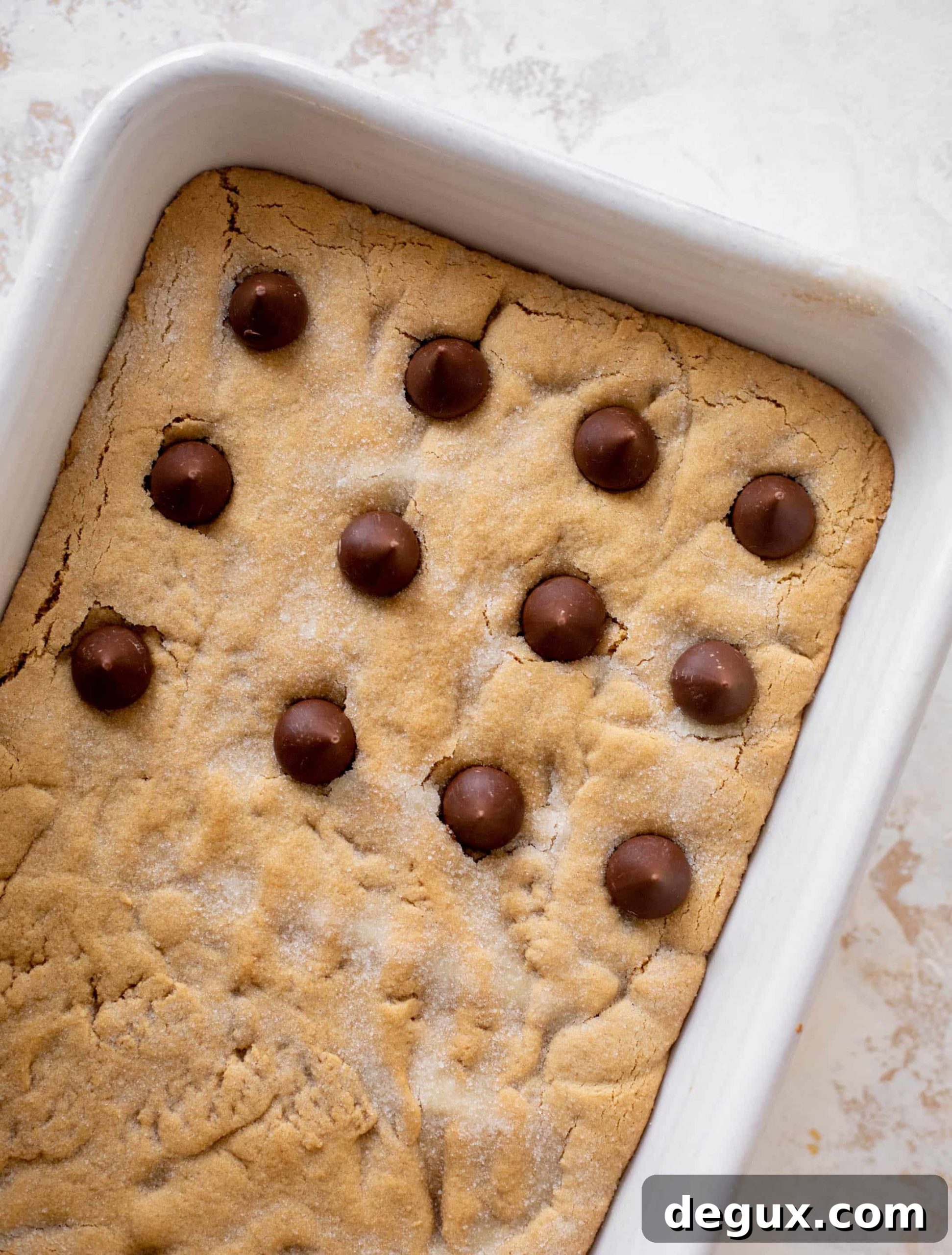 peanut butter blossom bars