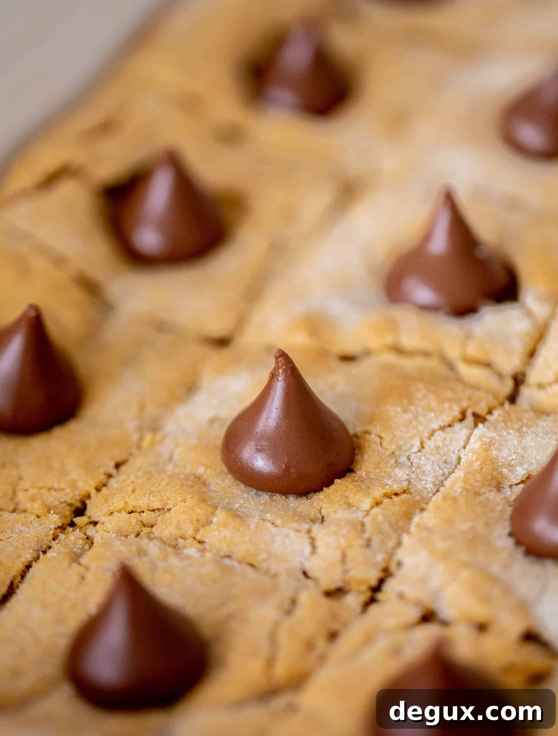 peanut butter blossom bars