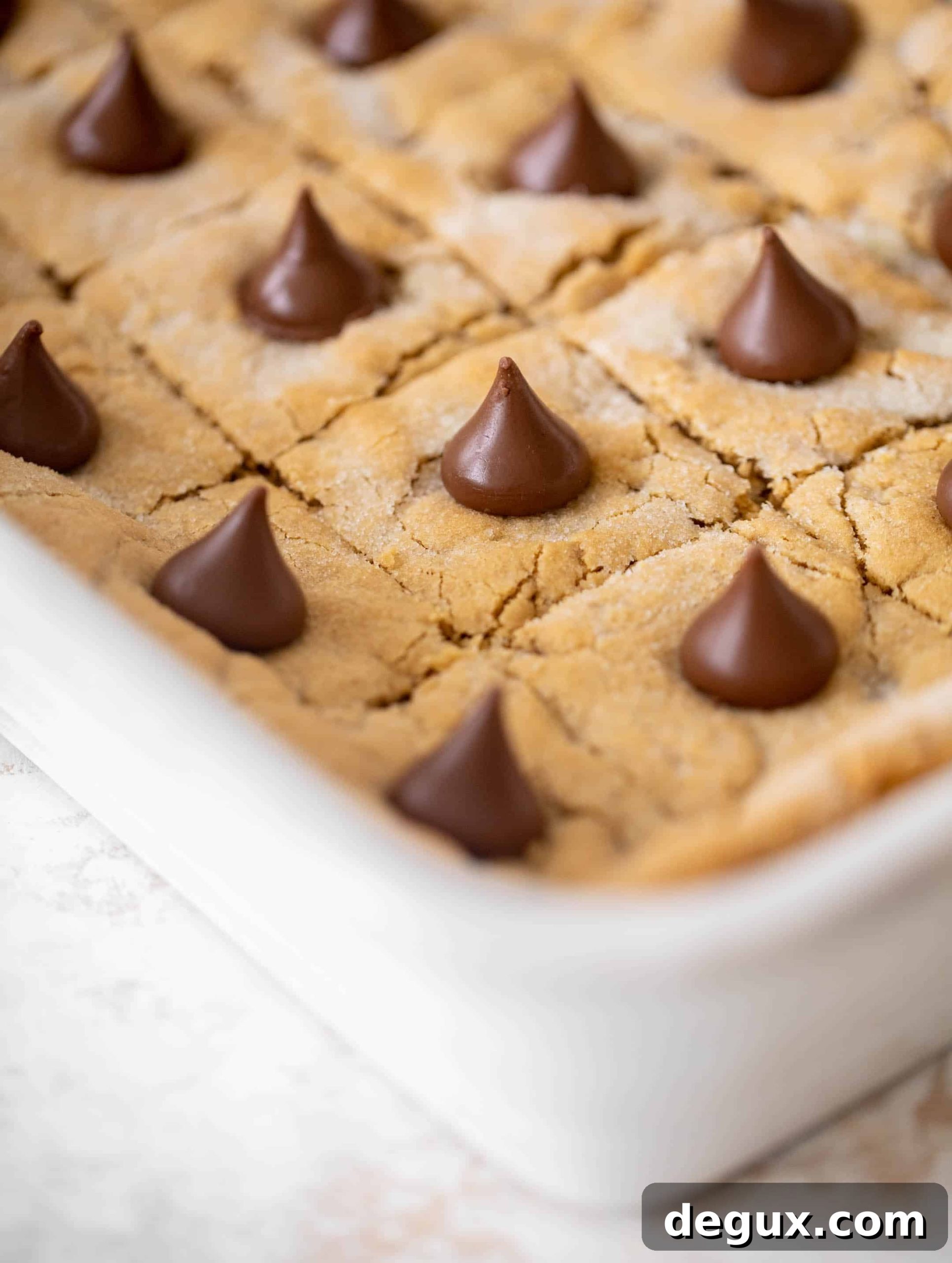 peanut butter blossom bars