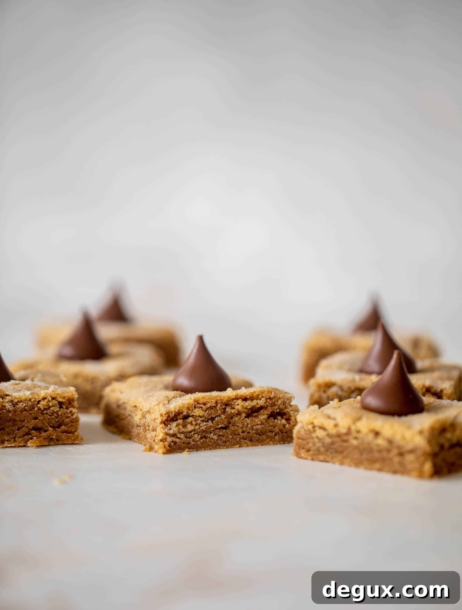 peanut butter blossom bars