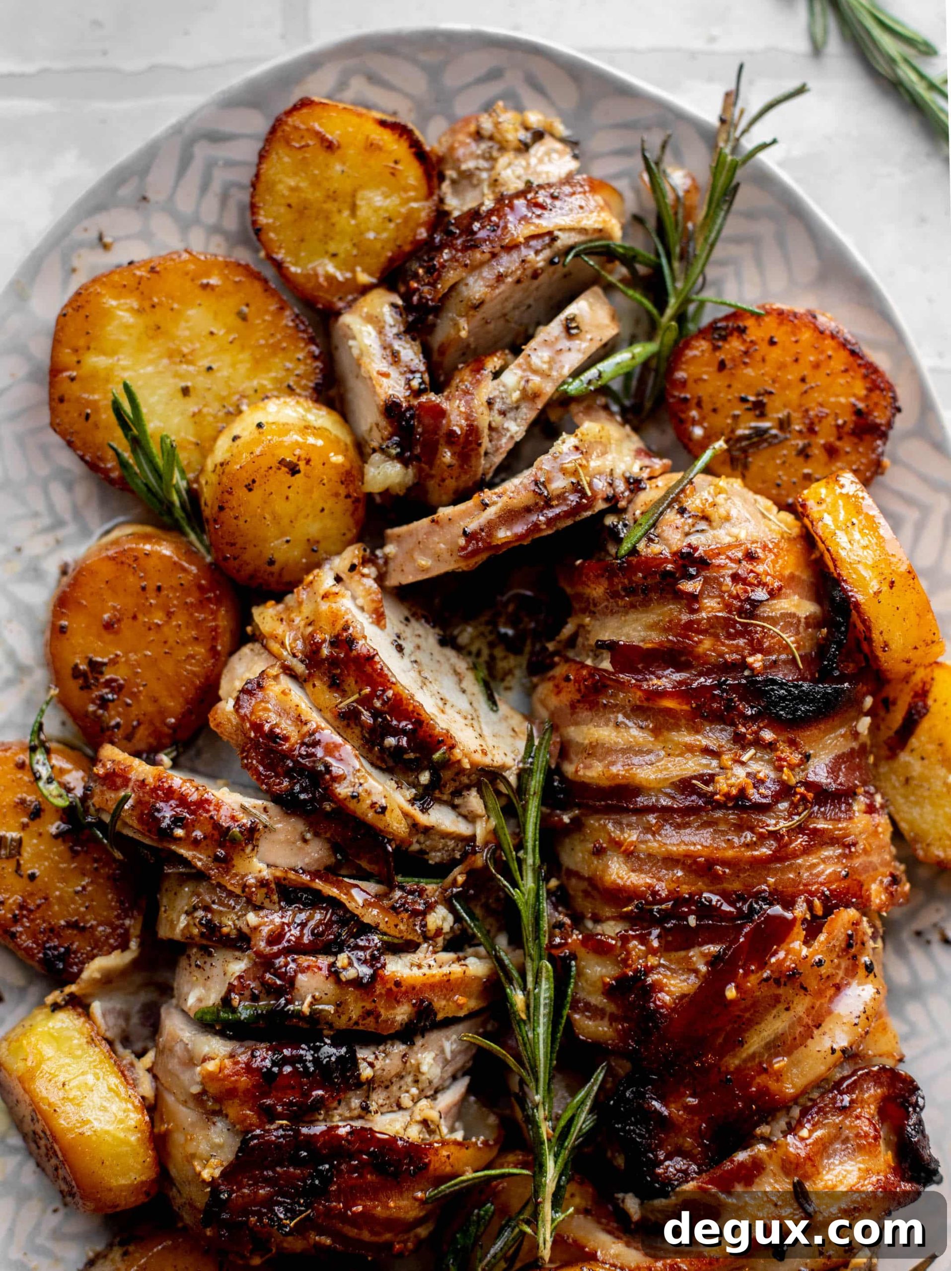 bacon wrapped pork tenderloin