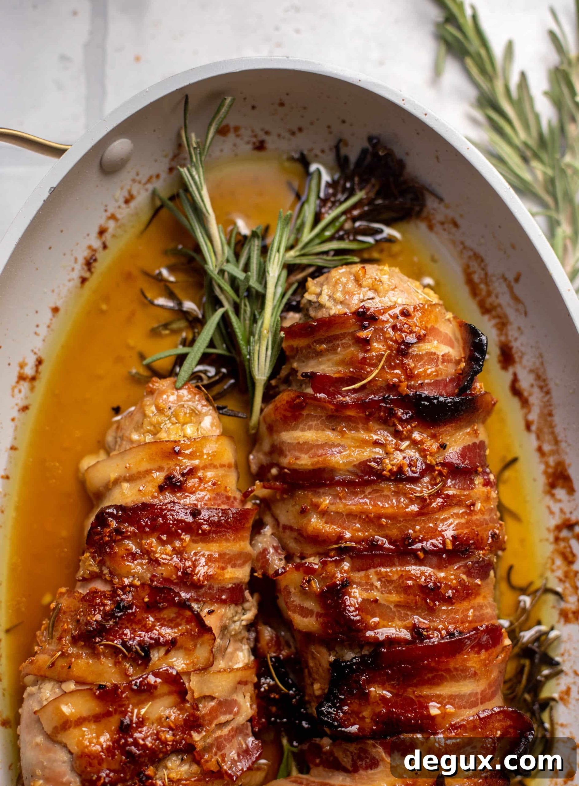 bacon wrapped pork tenderloin