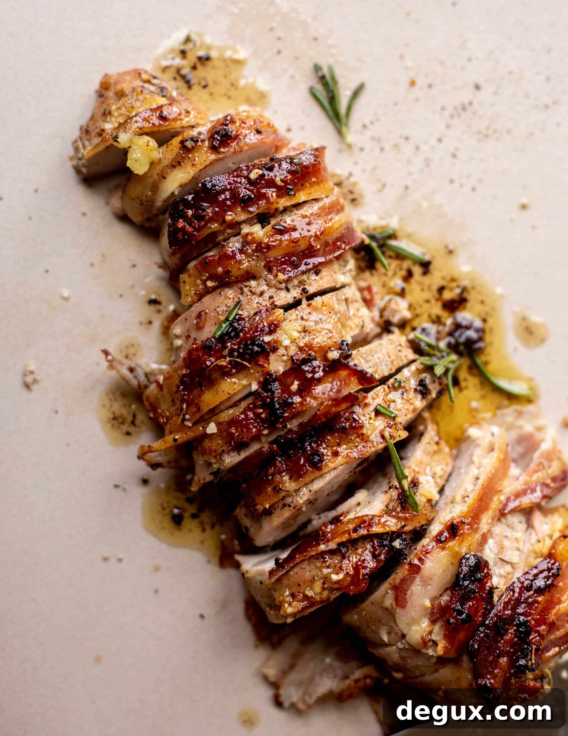 bacon wrapped pork tenderloin