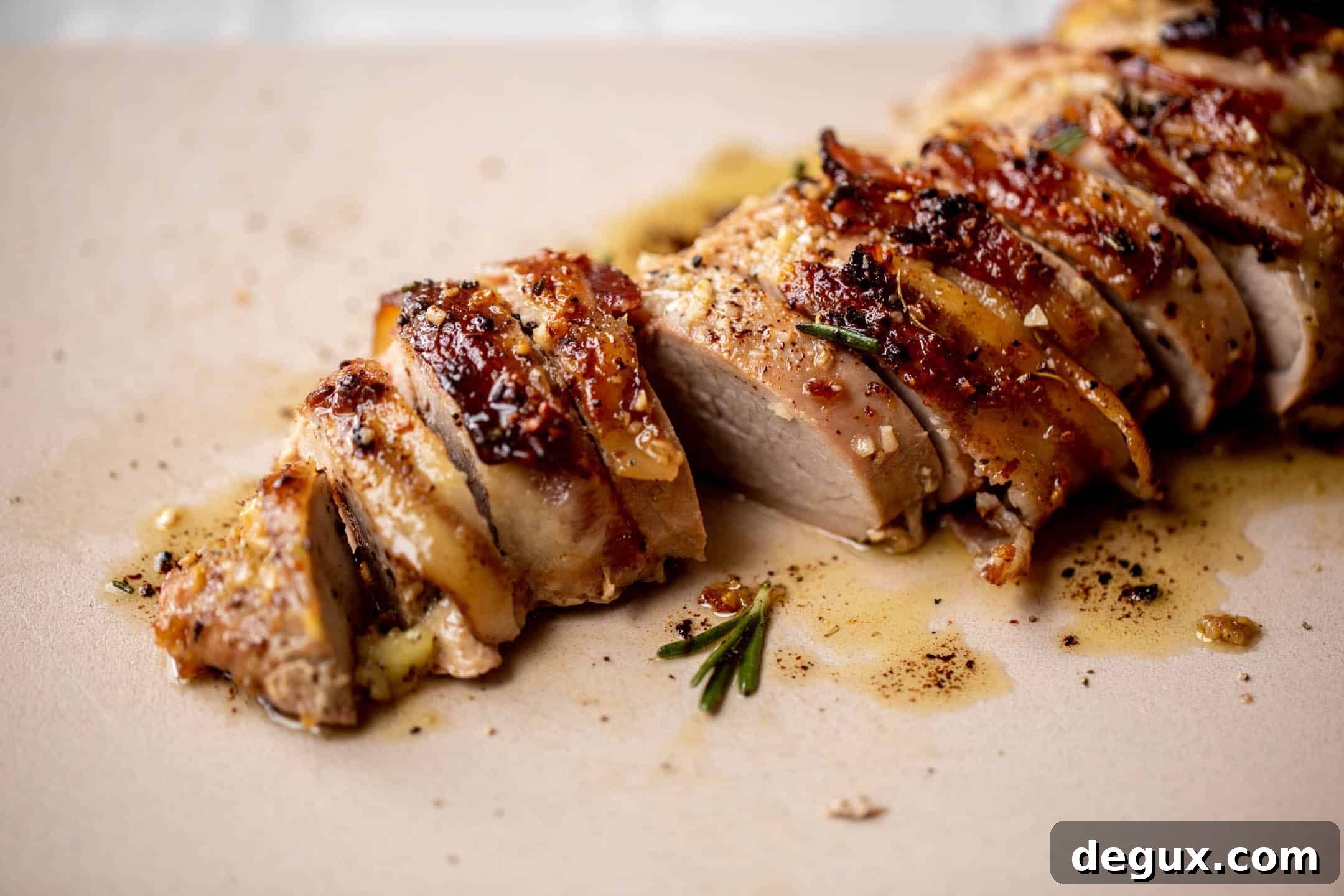 bacon wrapped pork tenderloin