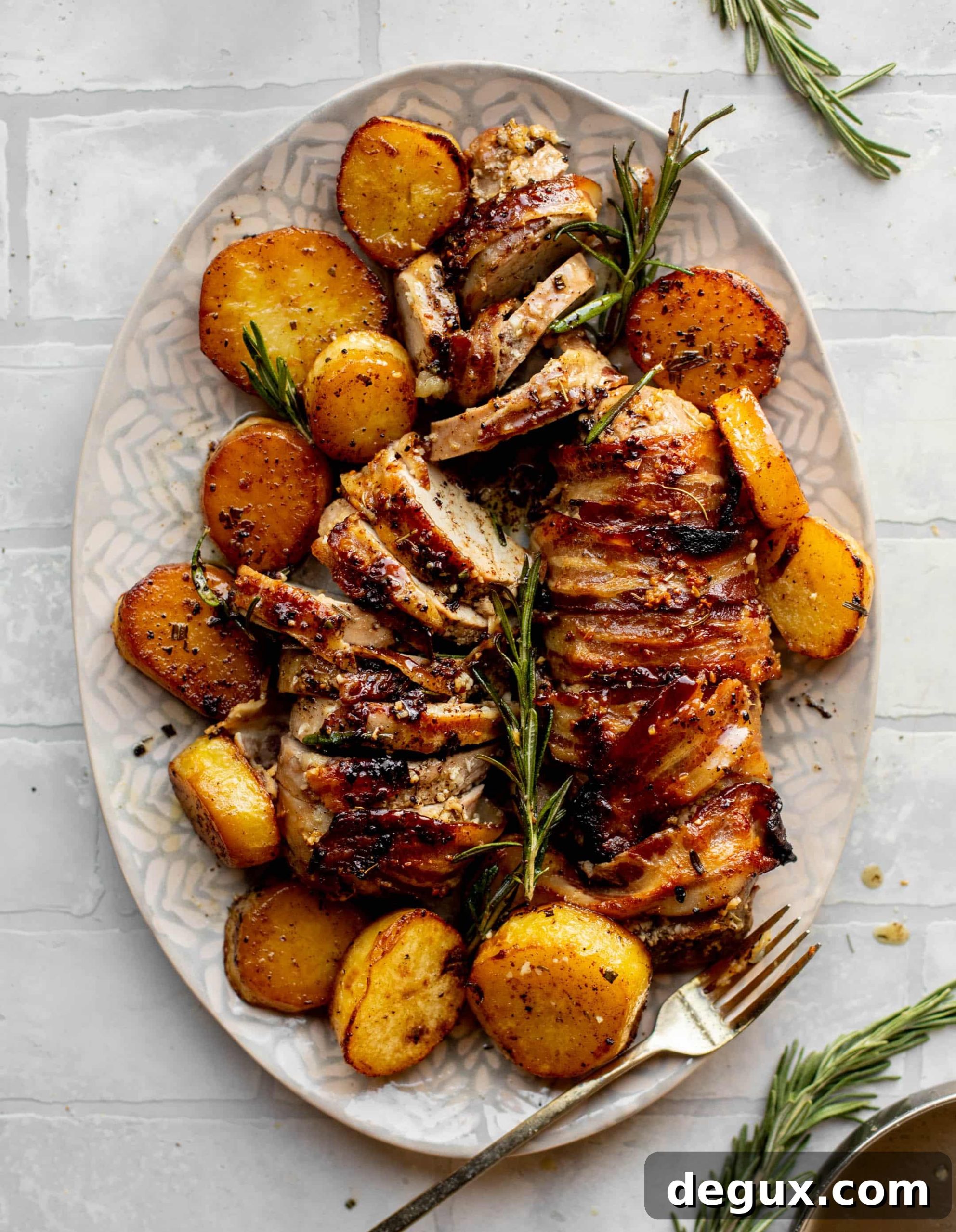 bacon wrapped pork tenderloin