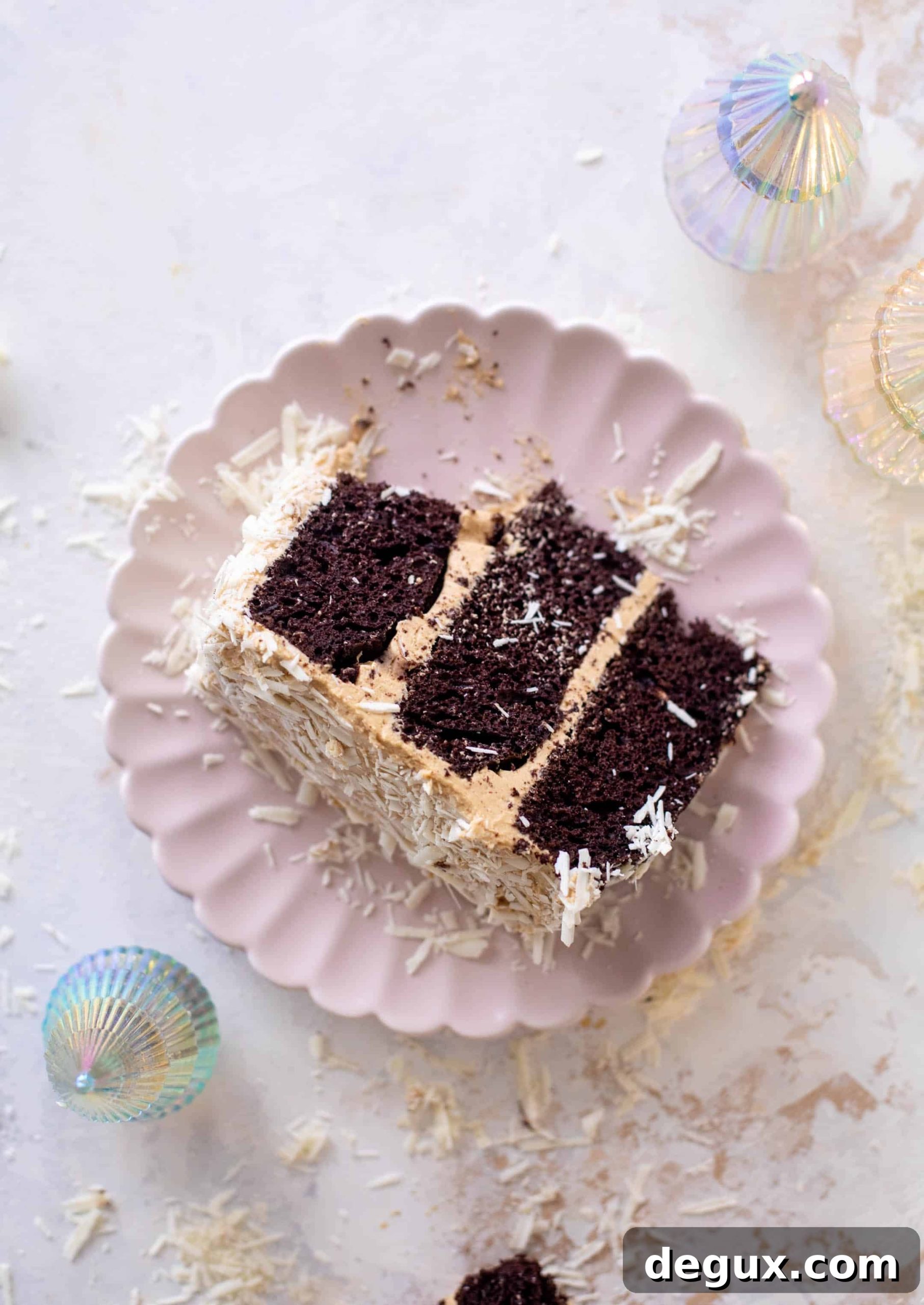 white chocolate mocha cake